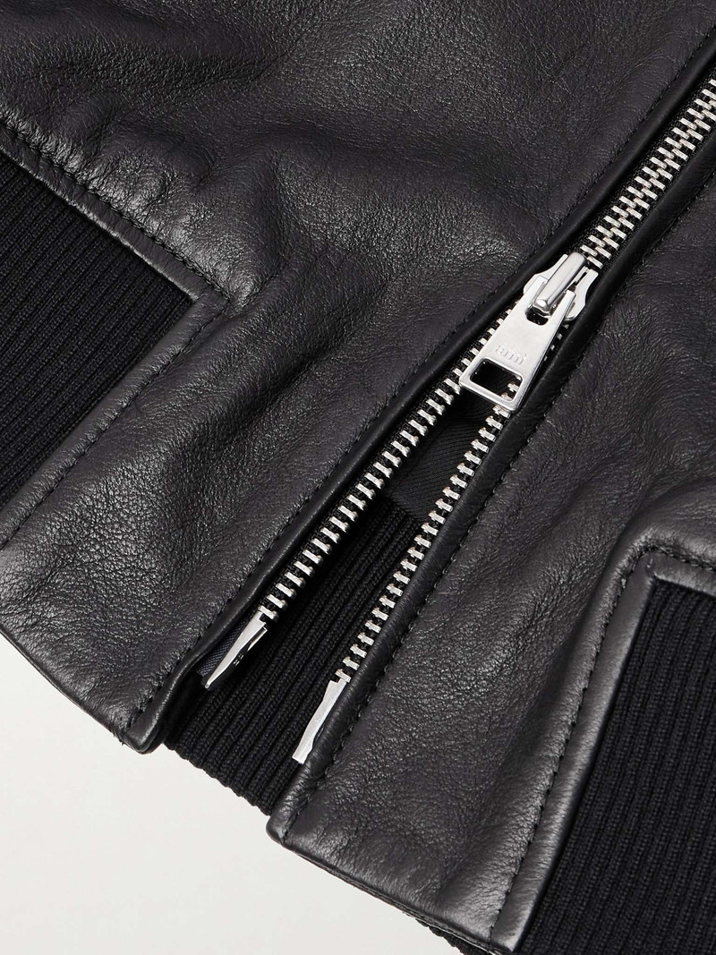 Leather Bomber Jacket 5