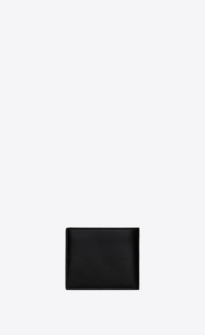 SAINT LAURENT tiny monogram east/west wallet in matte leather outlook