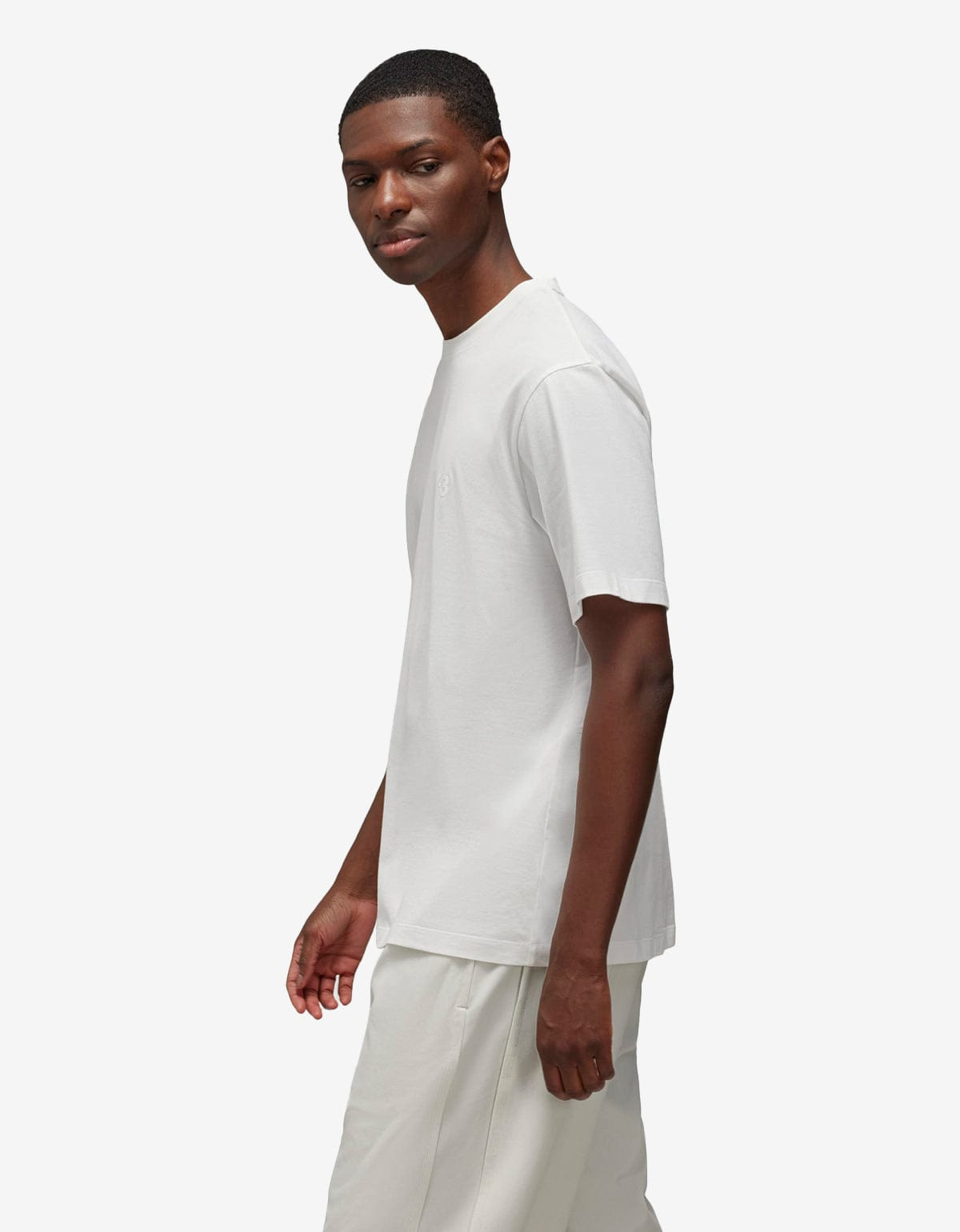 Y-3 White Logo T-Shirt - 7