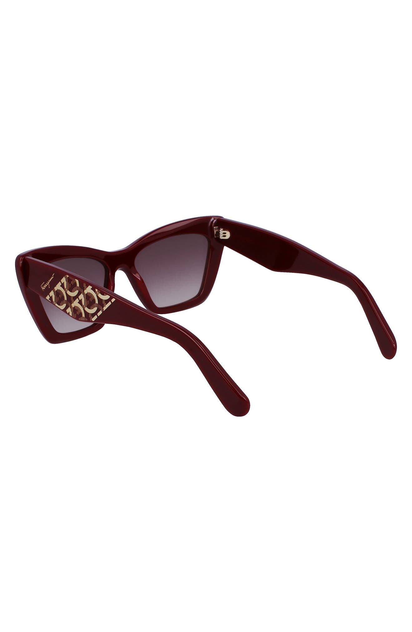 55mm Gradient Rectangular Sunglasses - 5