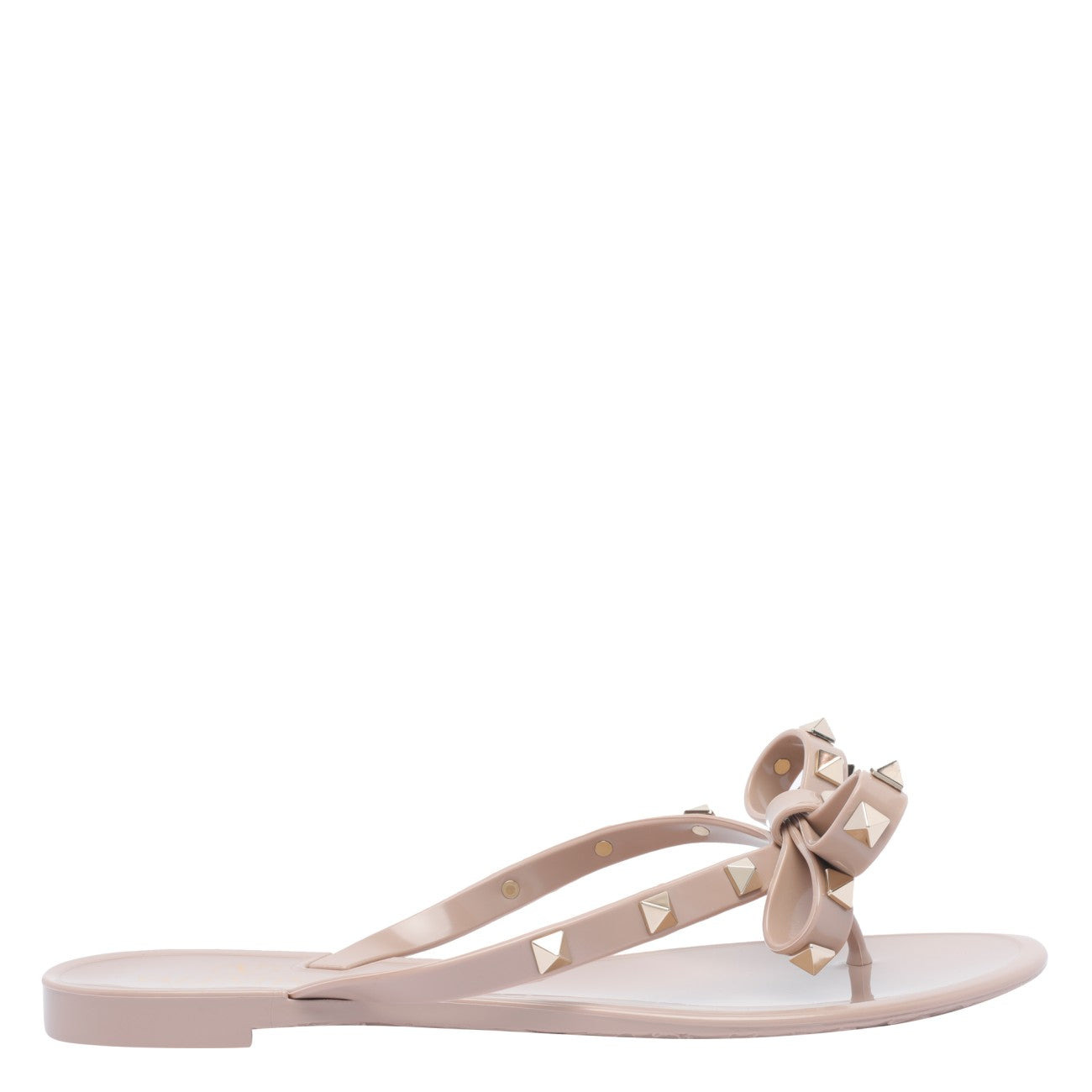 Valentino Garavani Women Rockstud Rubber Flip Flops - 1