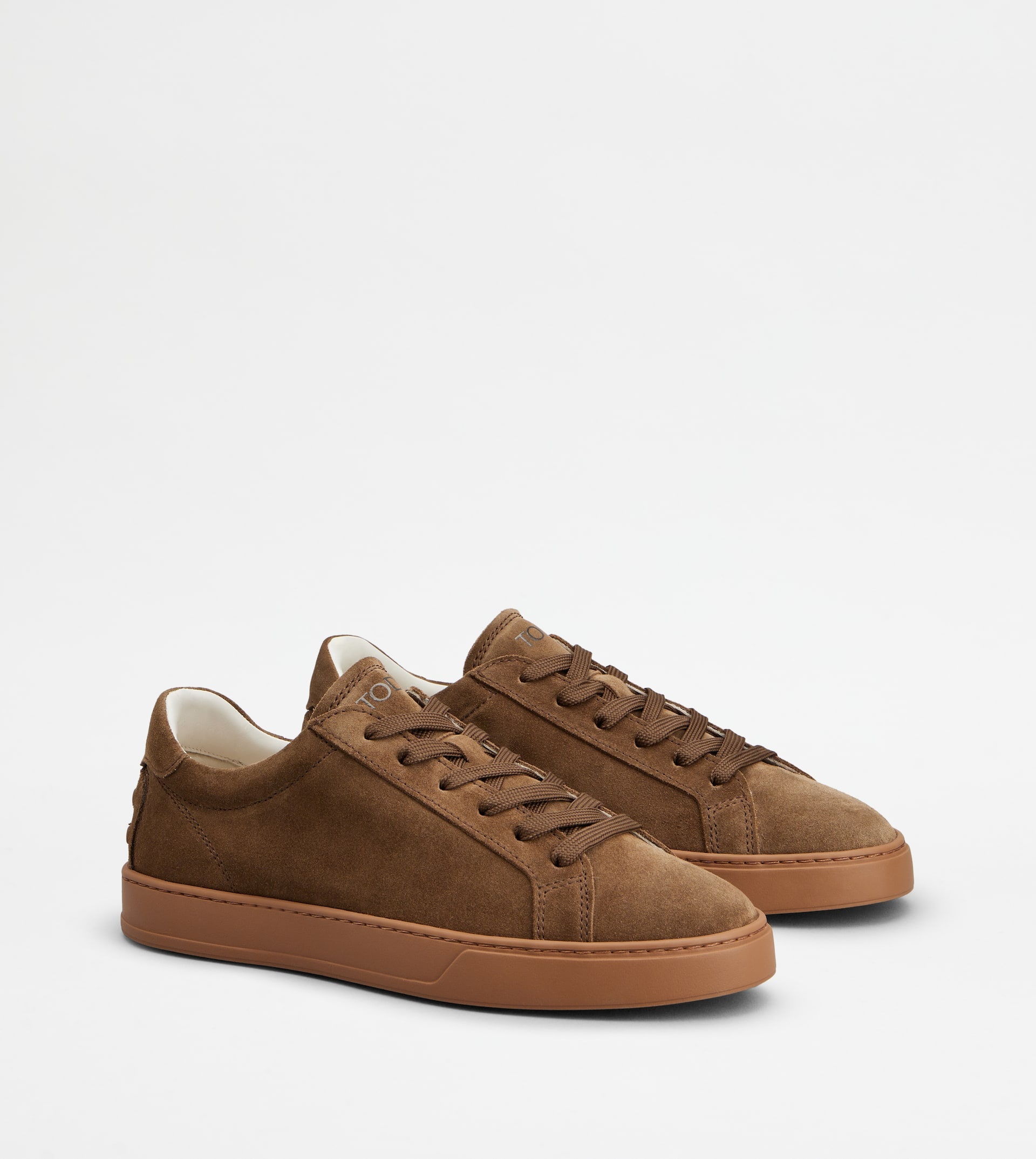 SNEAKERS IN SUEDE - BROWN - 3