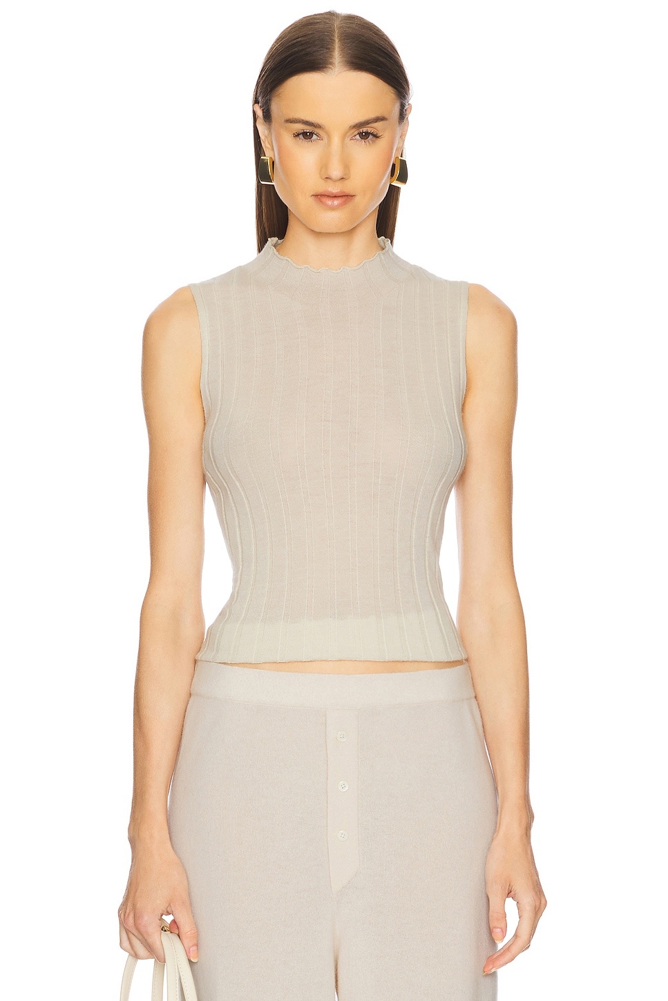Rib Mockneck Shell - 1