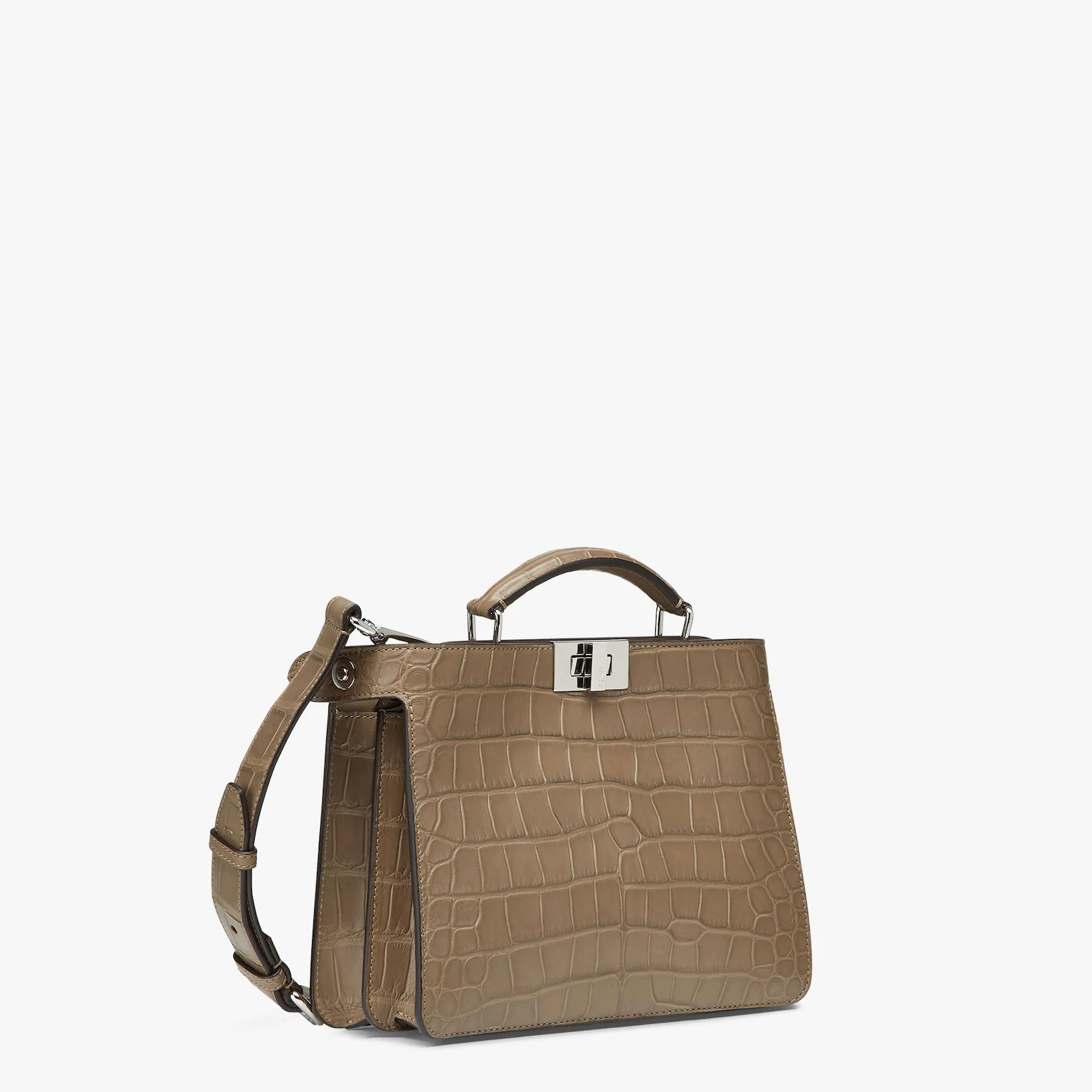 Brown alligator bag - 3