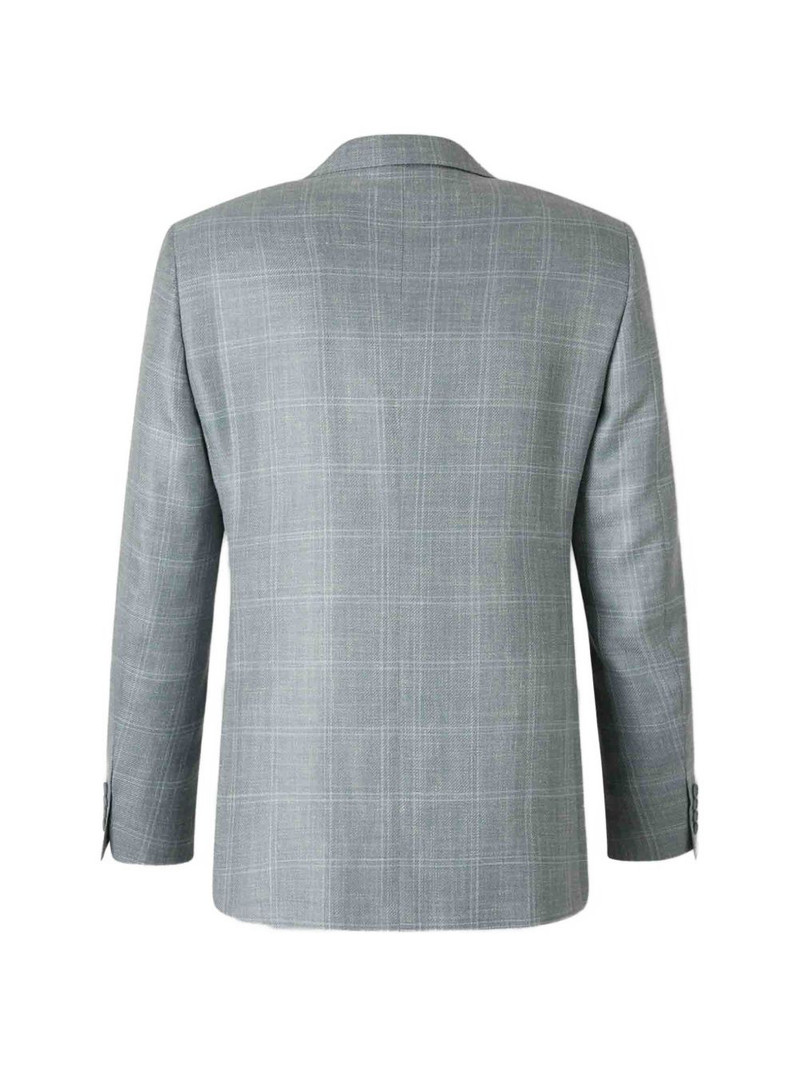 Canali checked-pattern blazer outlook