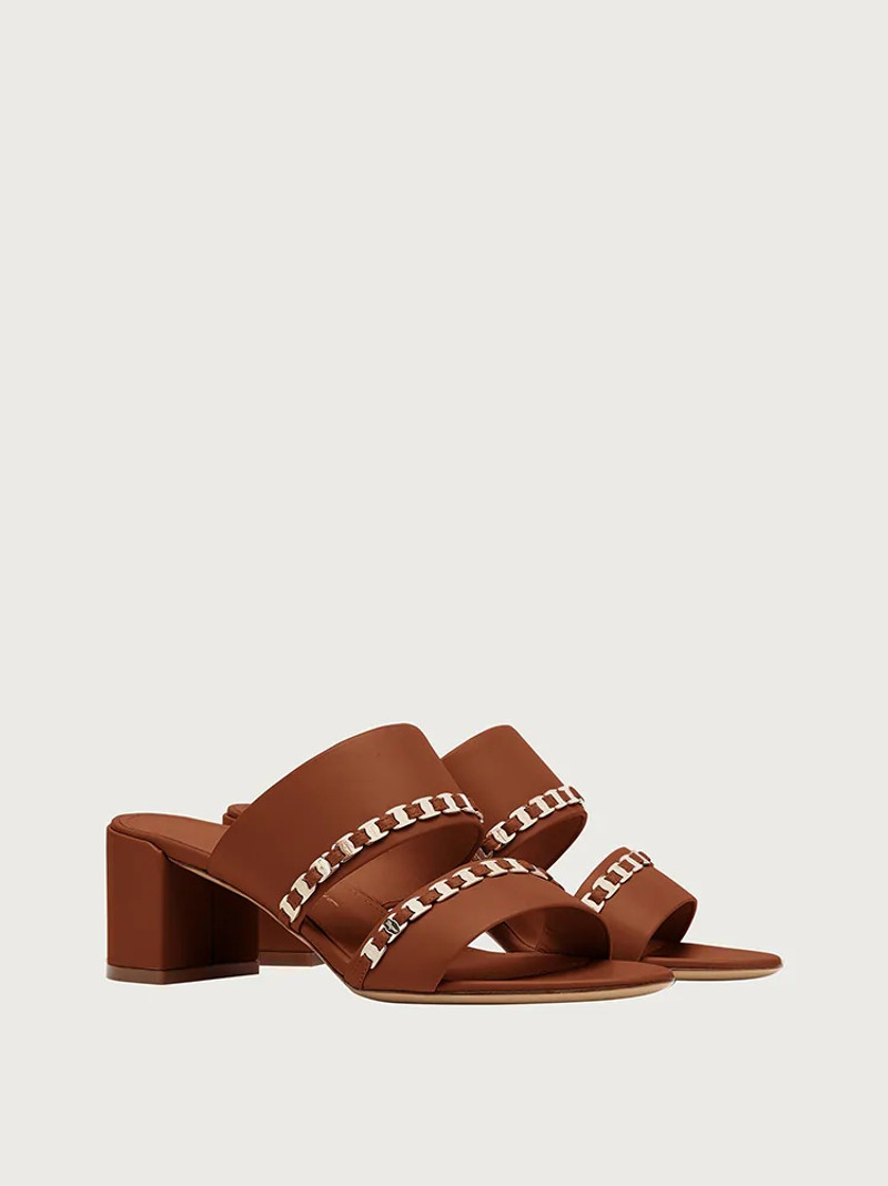 FERRAGAMO VARA CHAIN SANDAL outlook