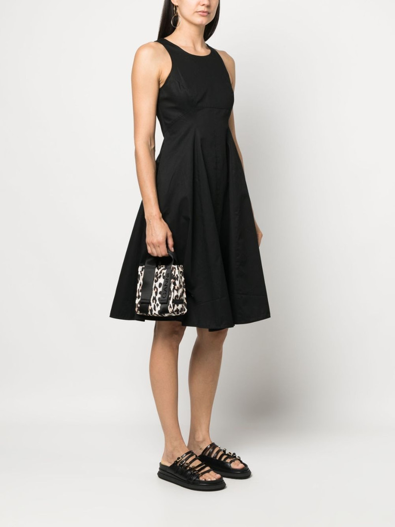 GANNI leopard-print tote bag outlook