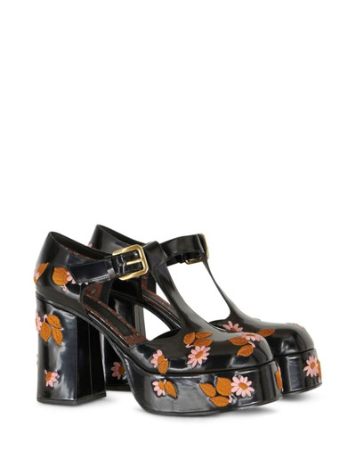 Etro Mary Jane 110mm embroidered pumps outlook