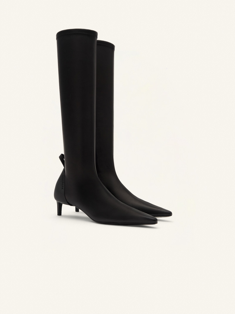courrèges SCUBA STRETCH LEATHER BOOTS outlook