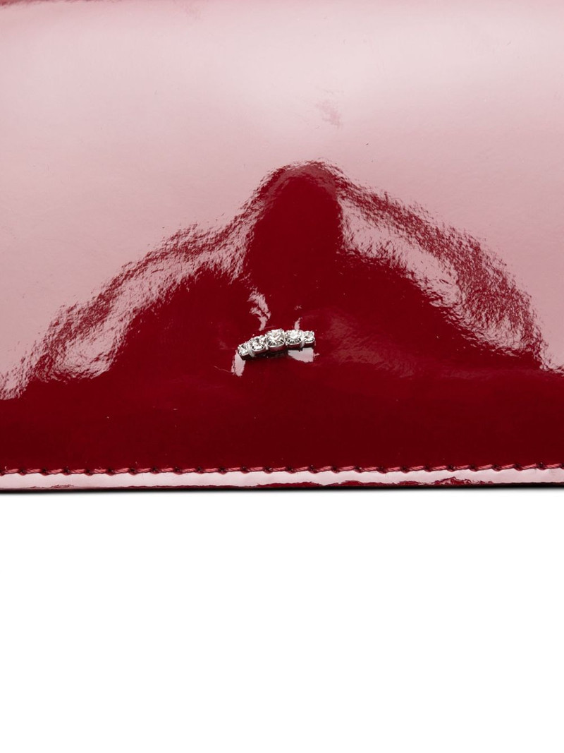 leather crystal-embellished bag 4