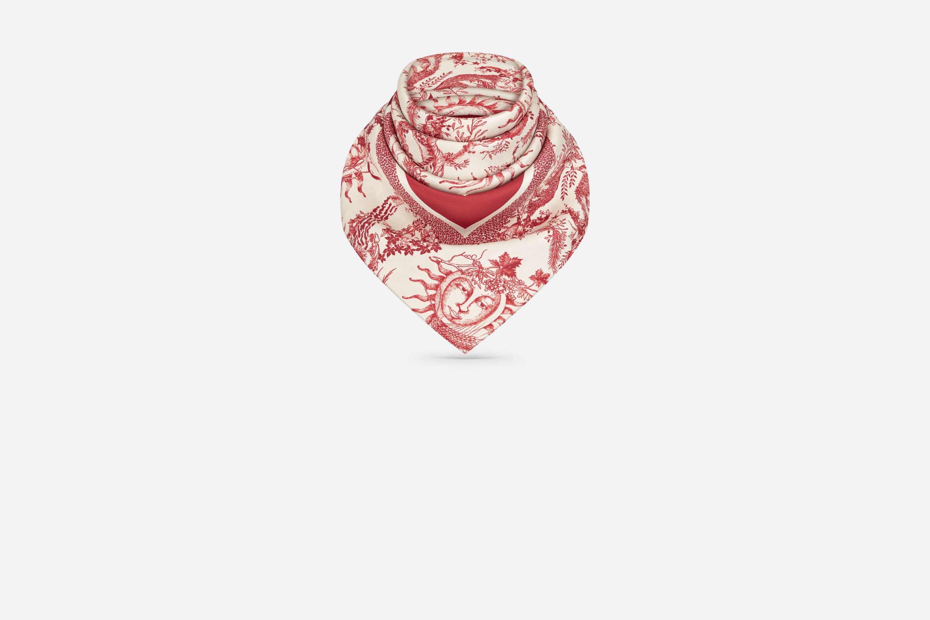 Toile de Jouy Soleil 90 Square Scarf - 2