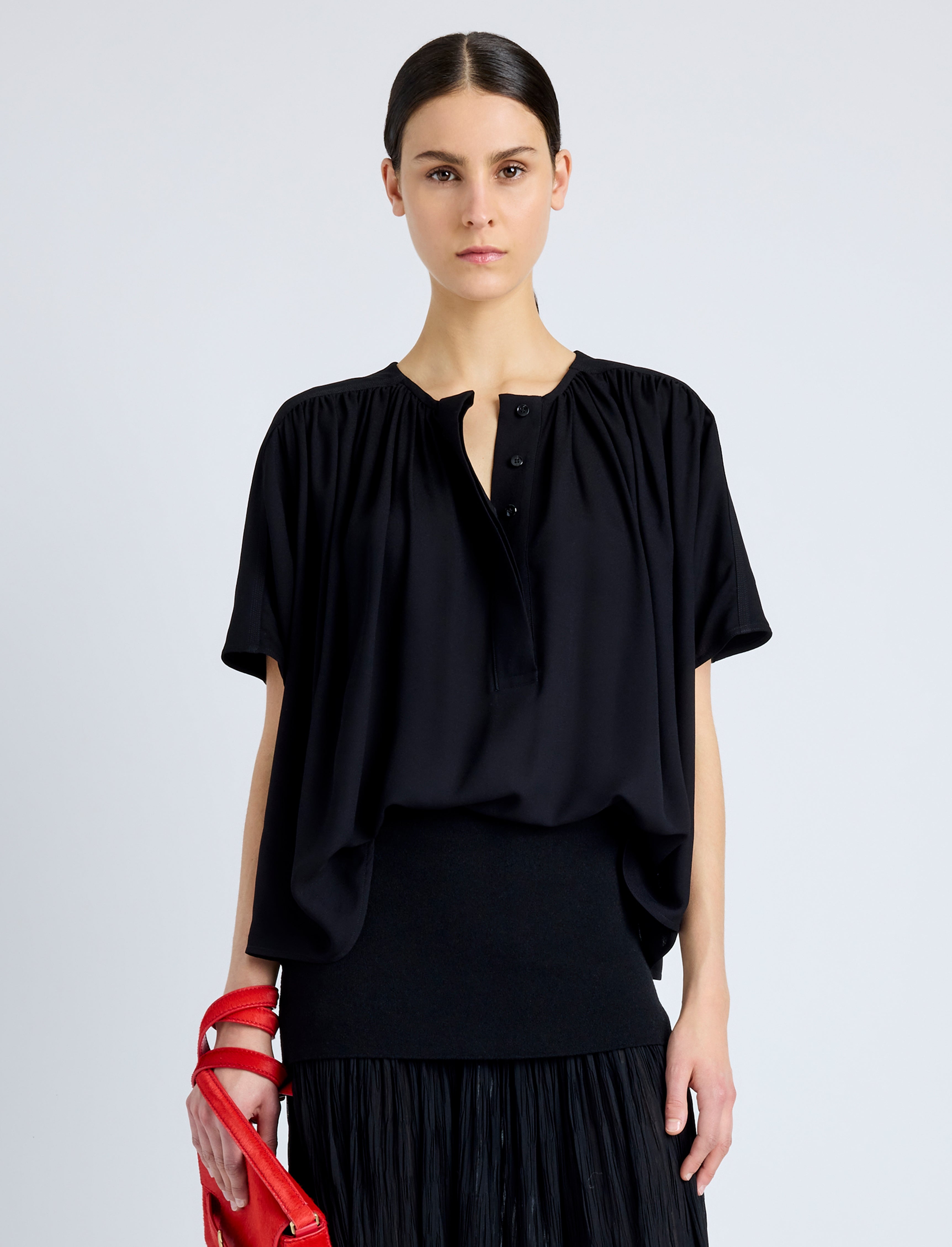 Claire Top in Viscose Georgette - 2