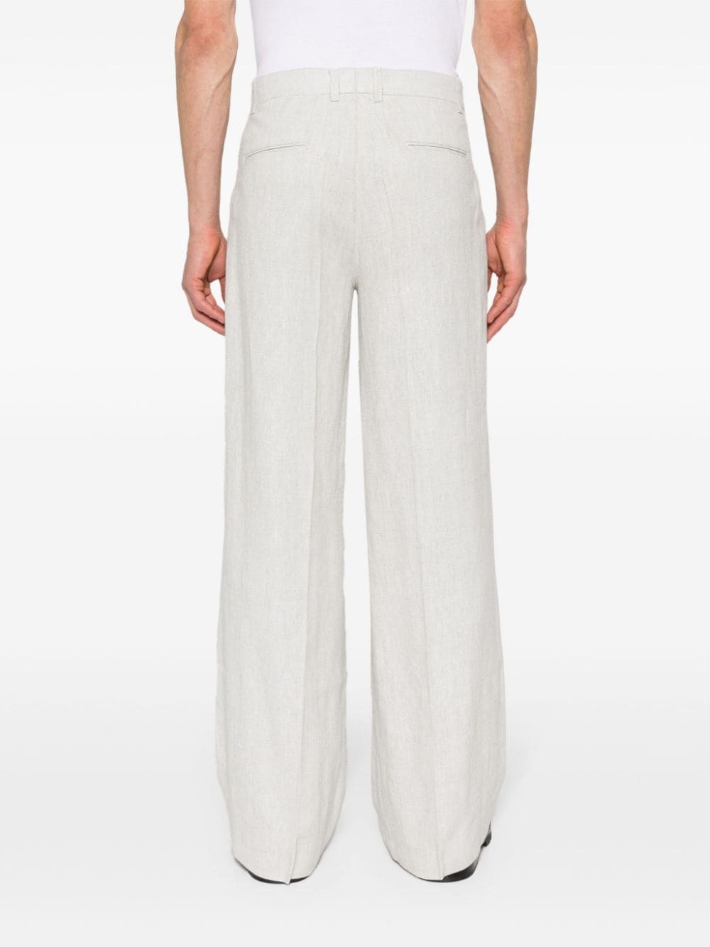 straight-leg trousers - 4