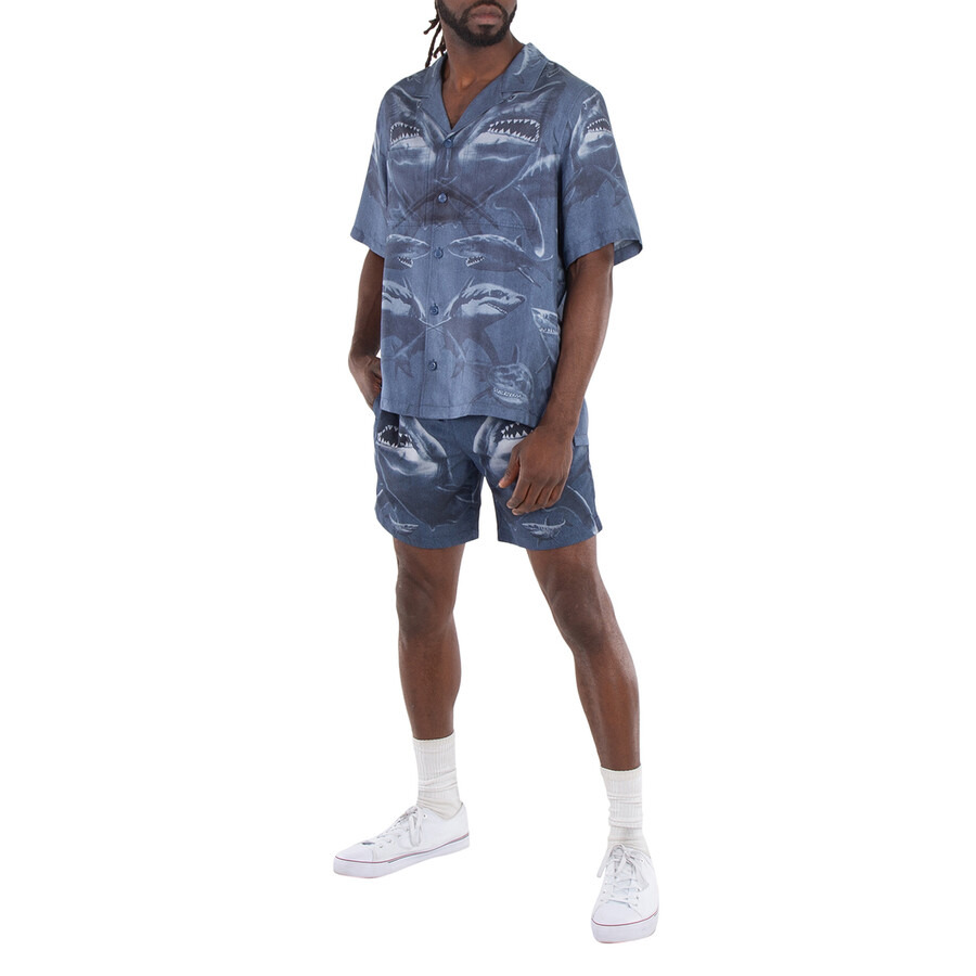 Burberry Shark Printed Swim Shorts - 4