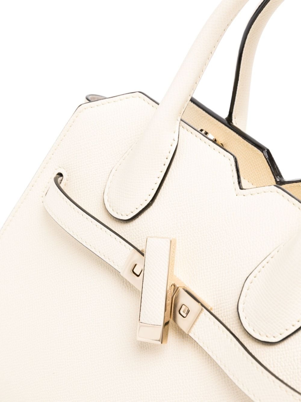 mini Milano leather tote bag - 4