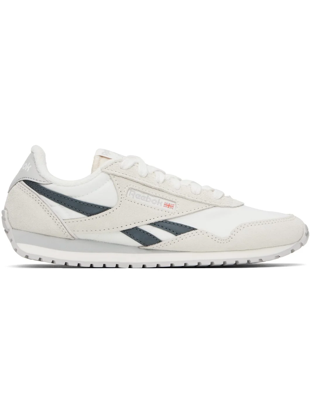 White & Gray Classic AZ Sneakers - 1