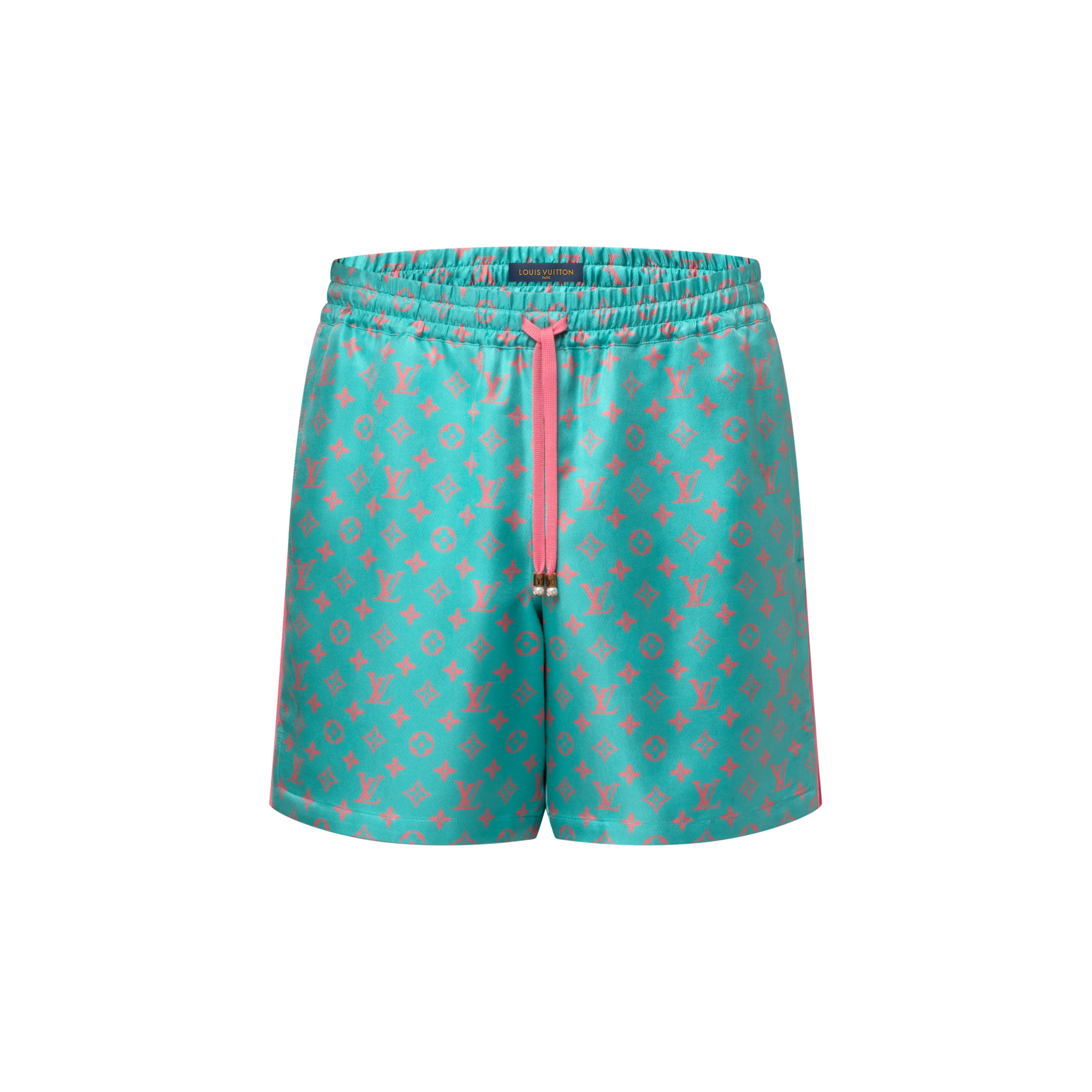 Monogram Silk Shorts - 1