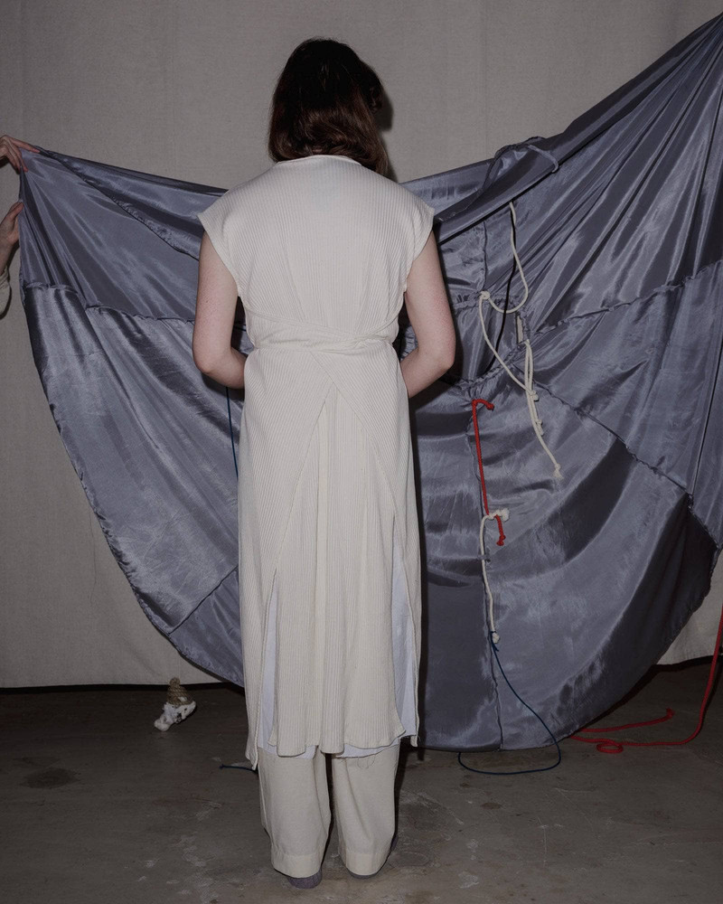 BASERANGE Shaw Sleeveless Dress - Cotton Hemp Rib outlook