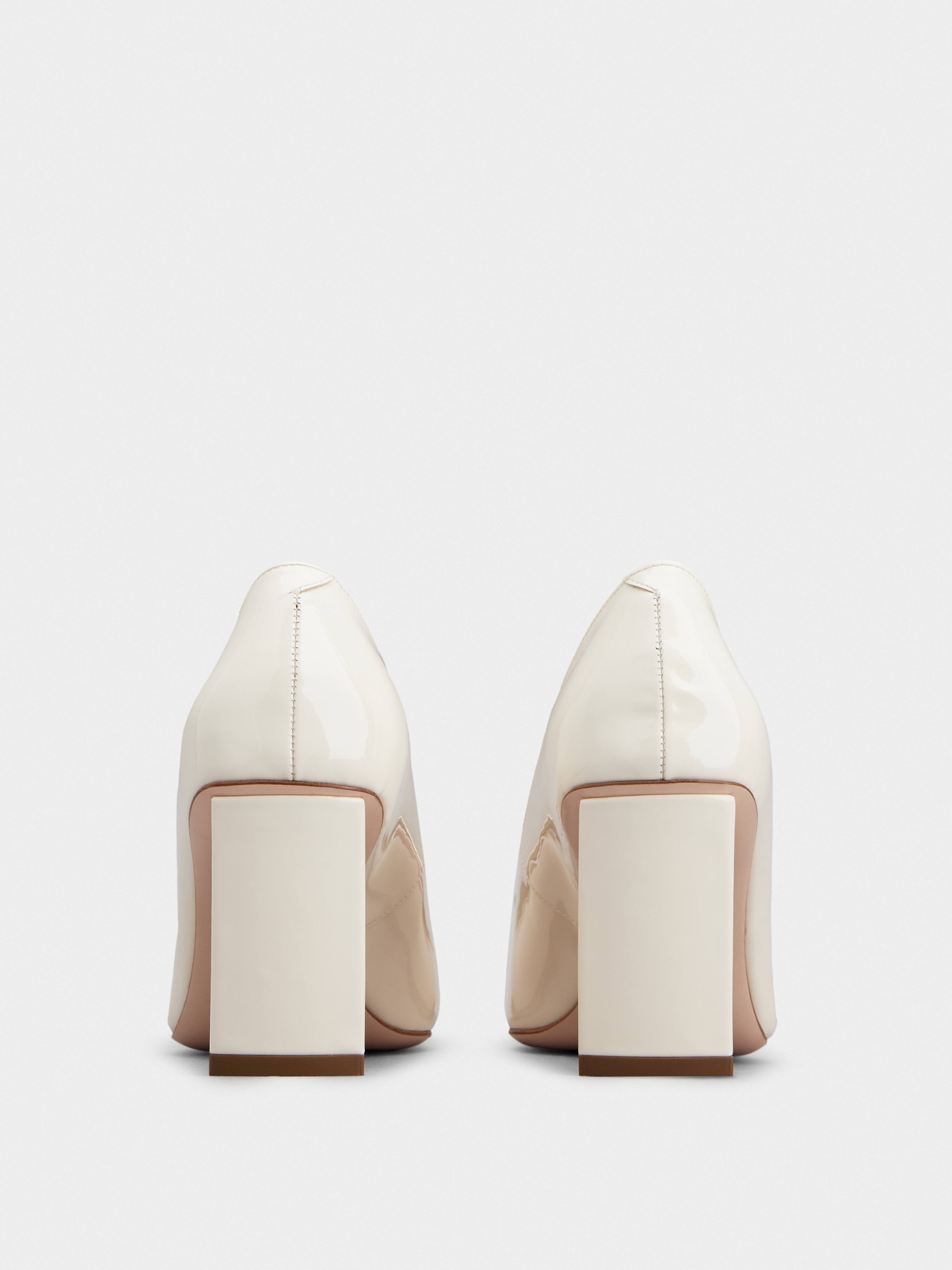 Belle Vivier Metal Buckle Pumps in Patent Leather - 5