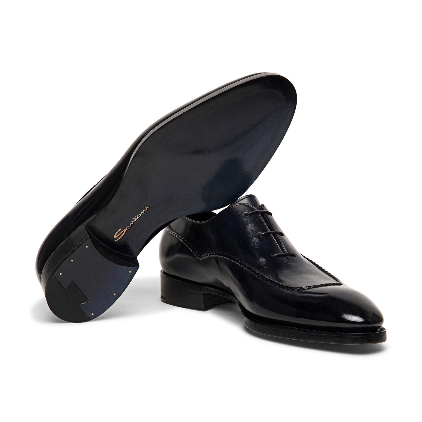 Men’s blue leather Limited Edition Oxford shoe - 3