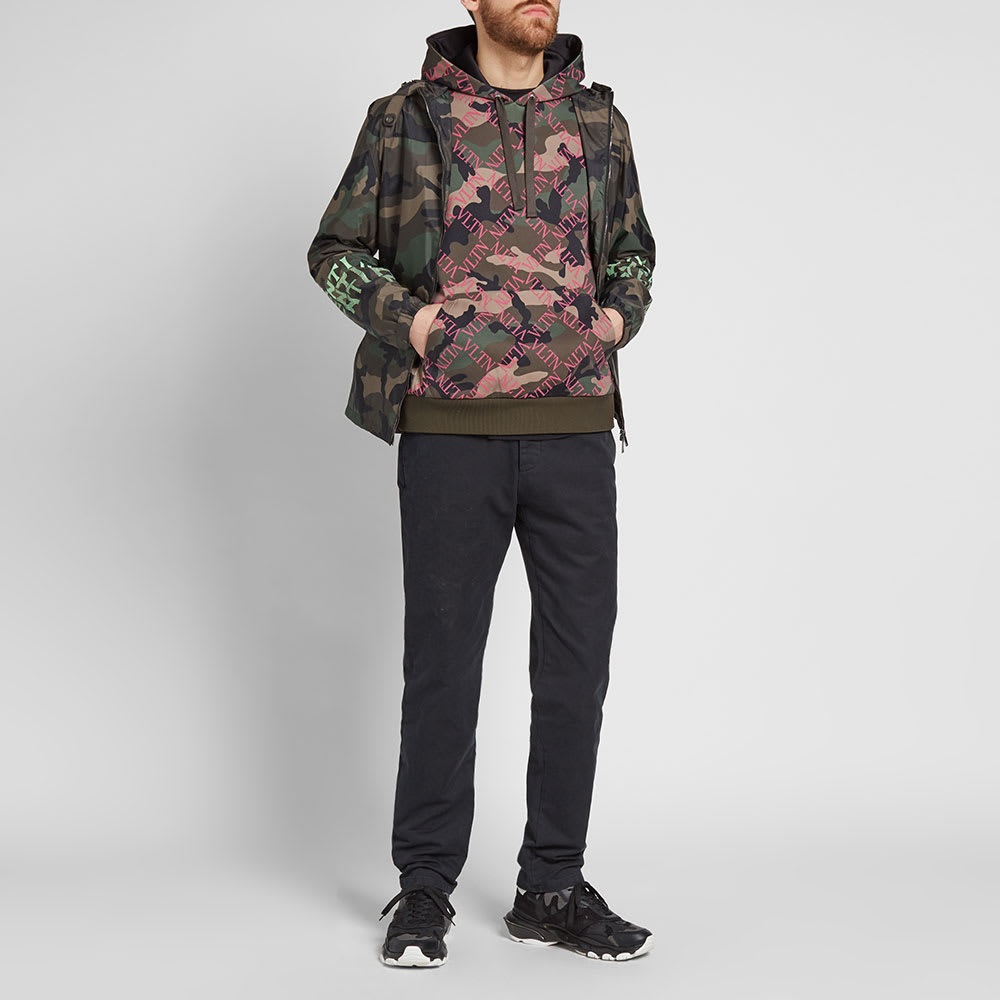 Valentino V Grid Logo Popover Hoody - 6