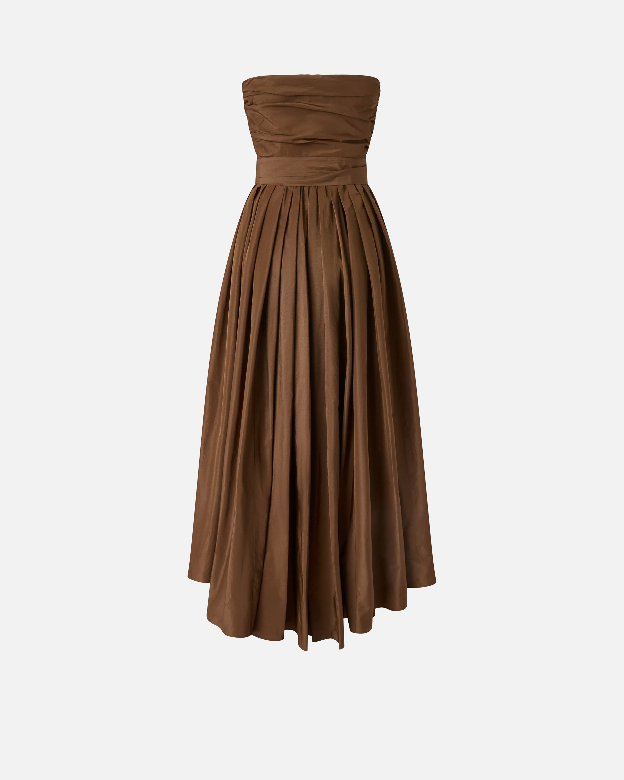 TAFFETA FORMAL DRESS WITH SWEETHEART NECKLINE - 6