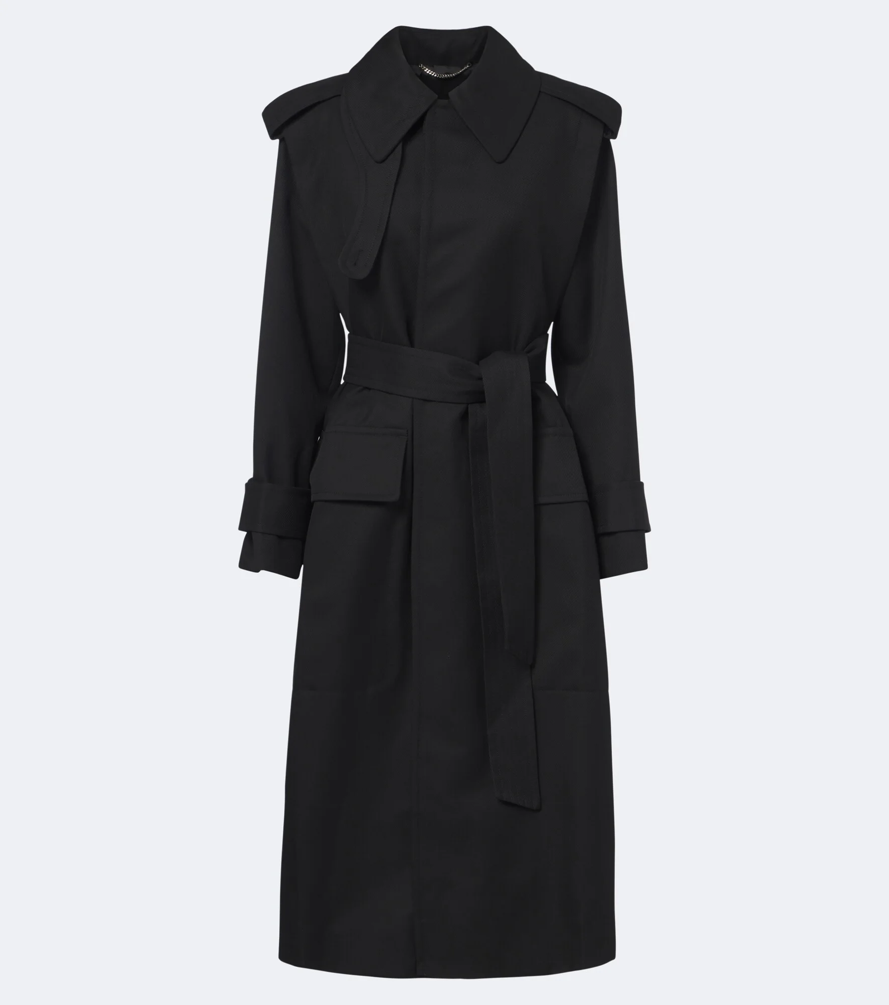 Philippa virgin wool twill trench coat - 1