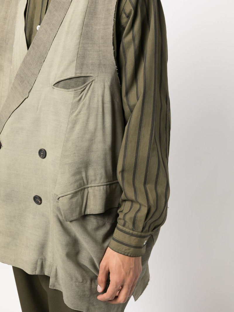 asymmetric double-breasted jacket 5