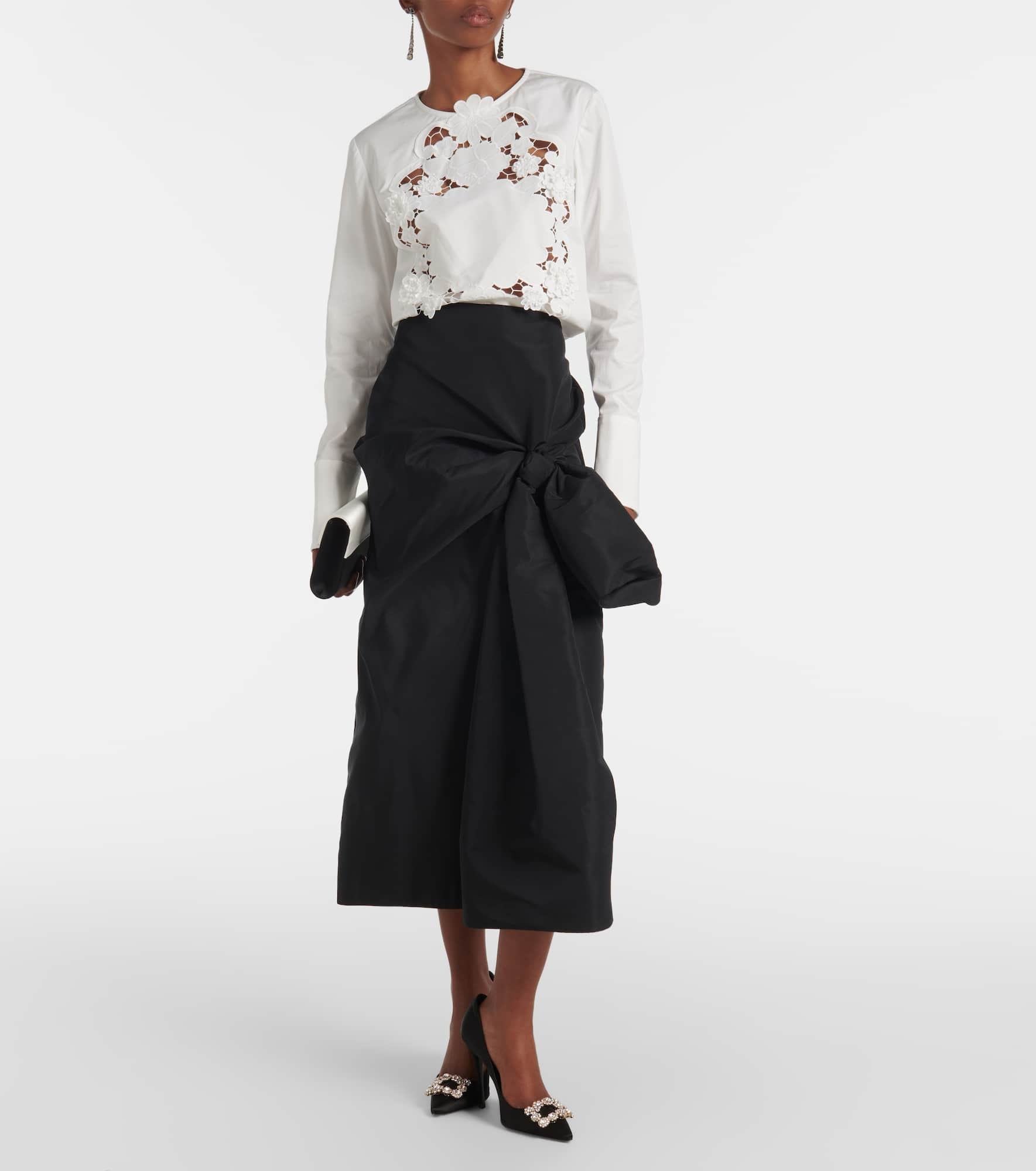 Embroidered cotton blouse - 2