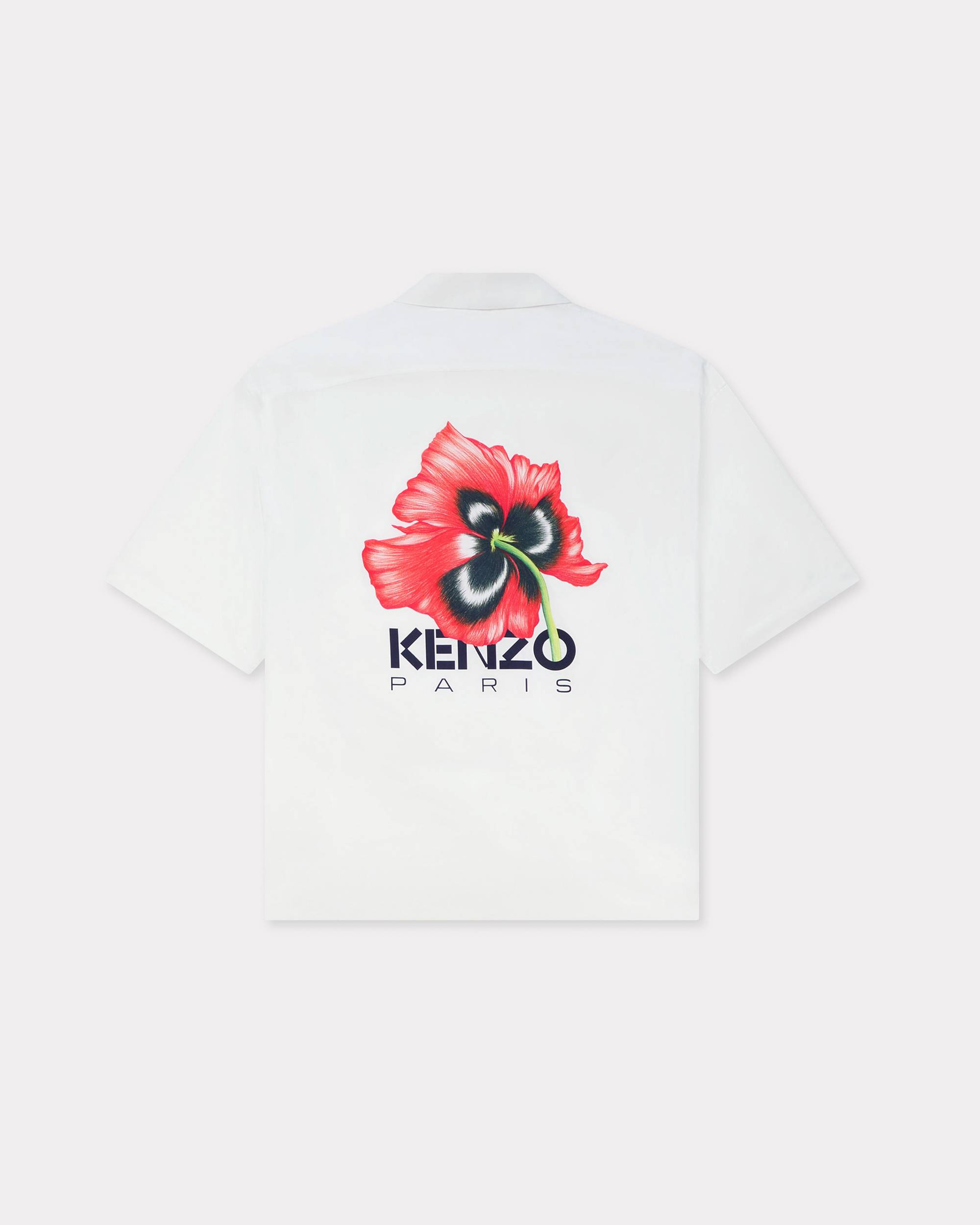 'KENZO Archive Bouquet' hawaiian short sleeve shirt in cotton poplin - 2