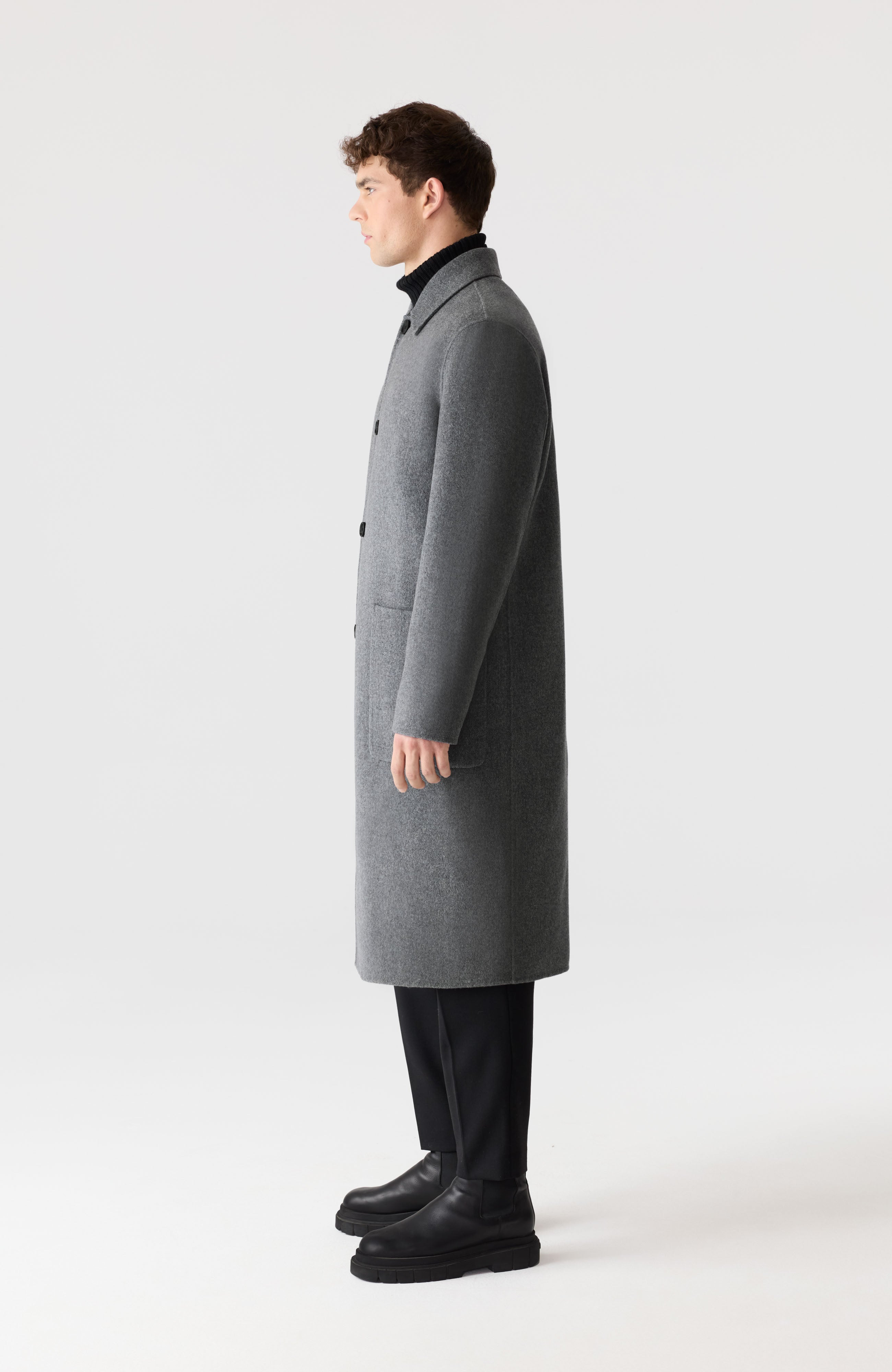 BECKETT Handmade Wool Overcoat - 4