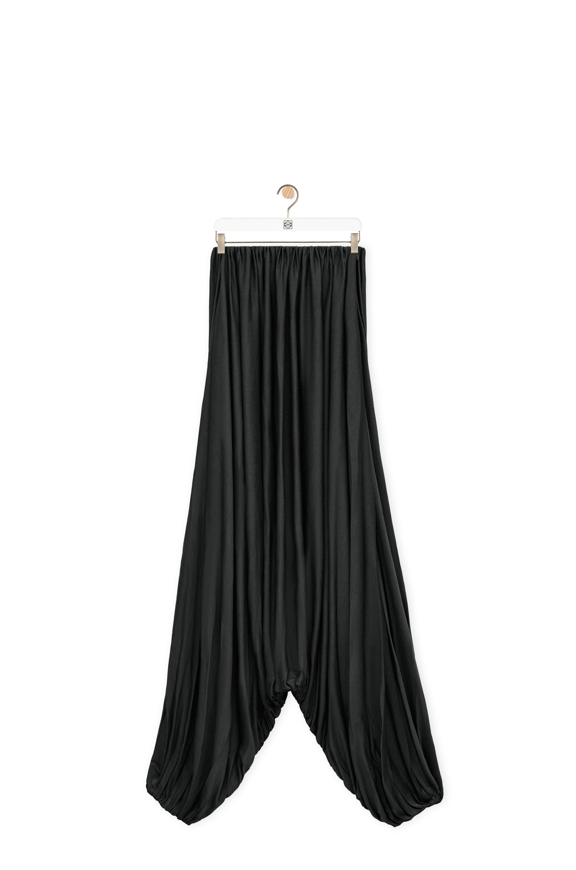 Draped trousers in viscose - 1