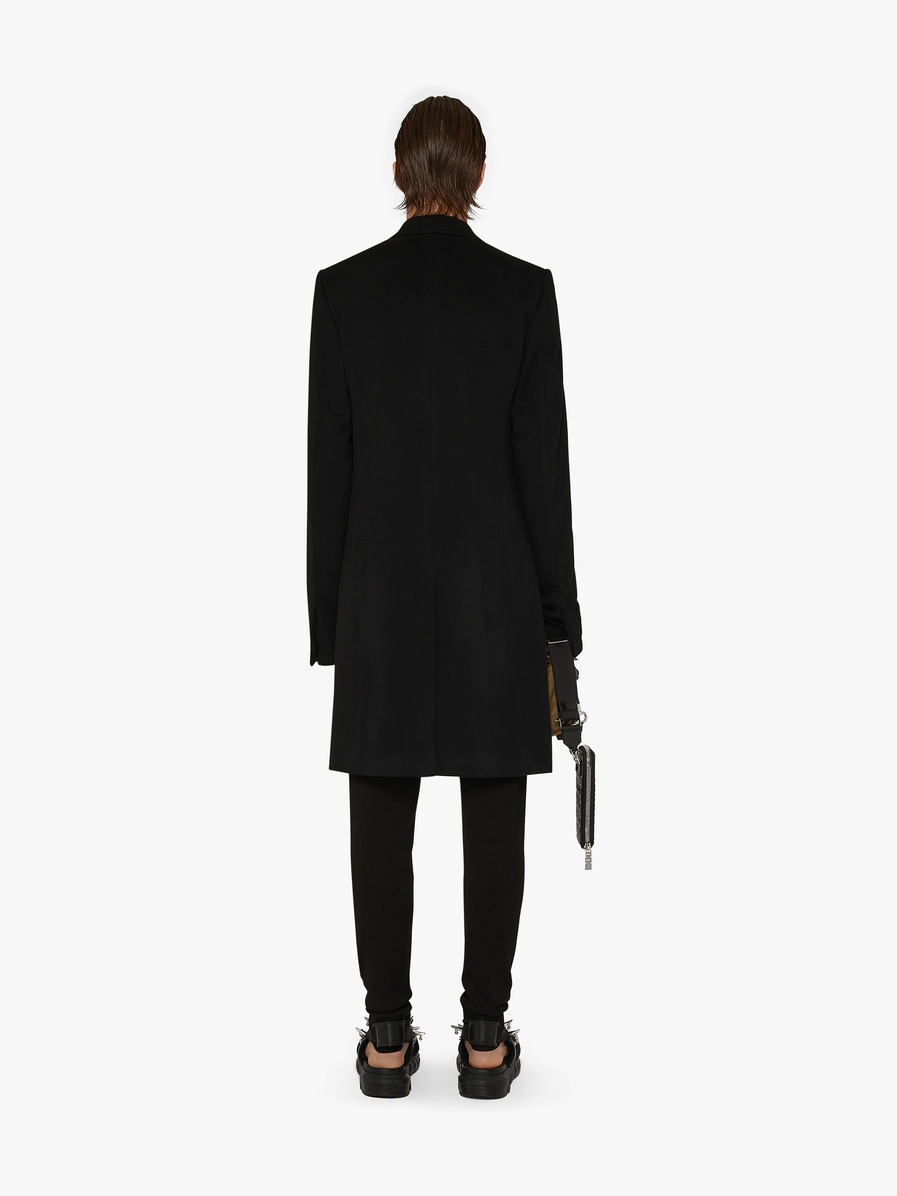 COAT IN WOOL AND CASHMERE - 4