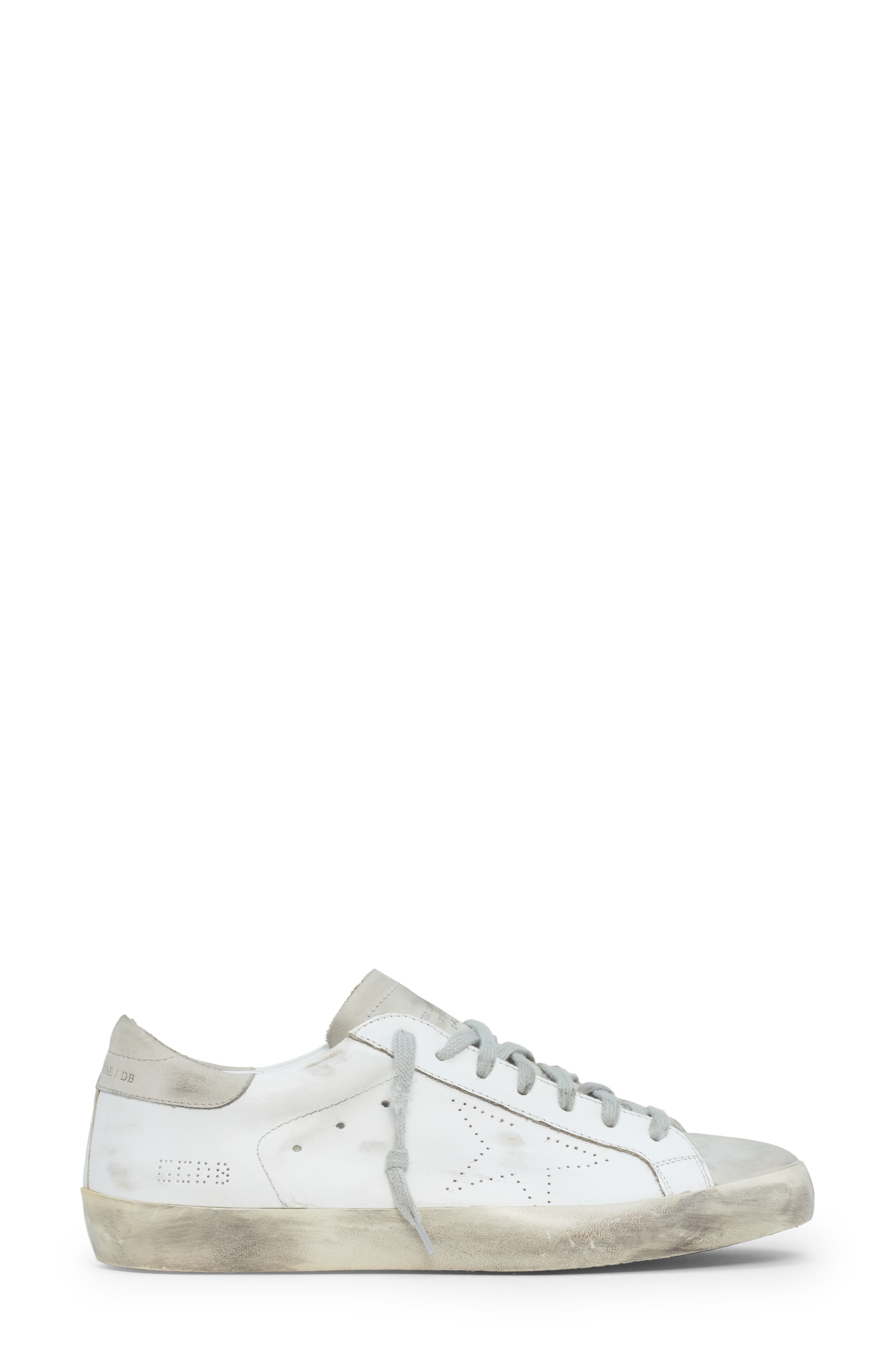 Golden Goose Super-Star Low Top Sneaker in White/Ice at Nordstrom - 3