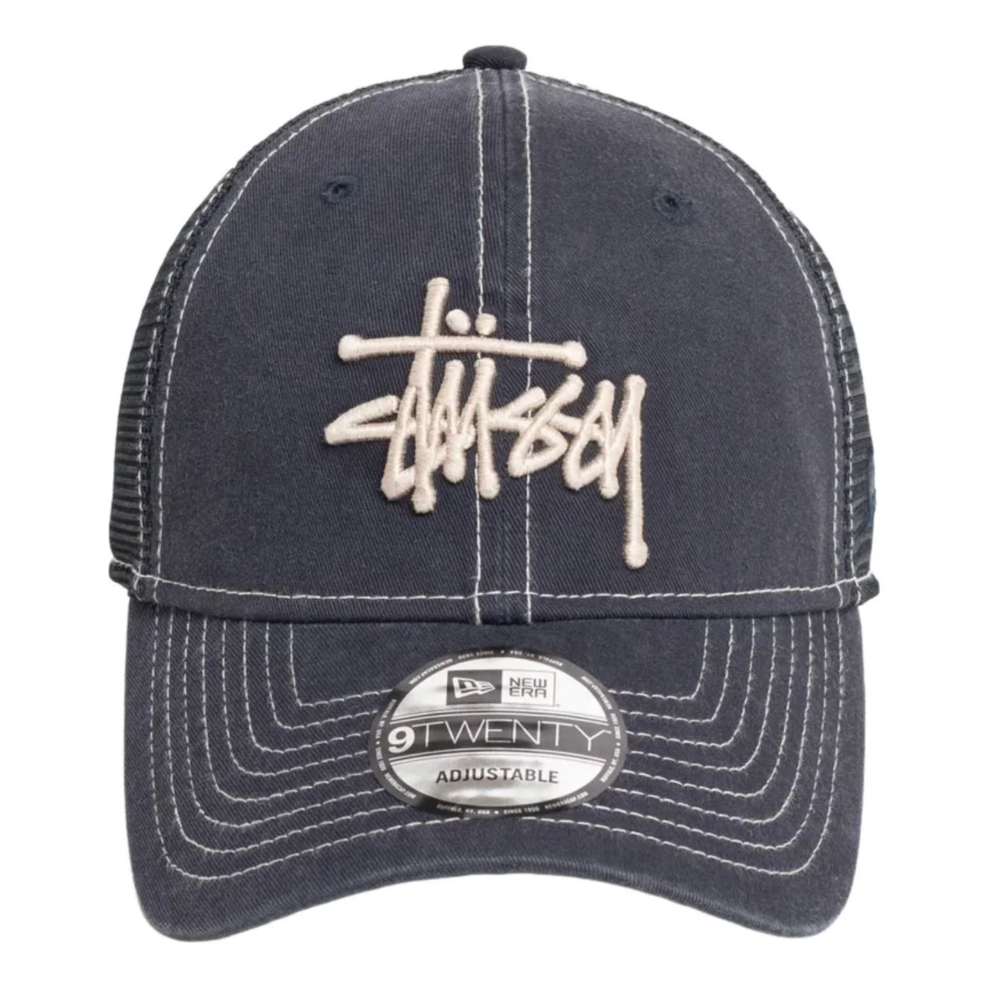 Stussy 9Twenty Washed Basic Trucker 'Navy' 1311164-NAVY - 1