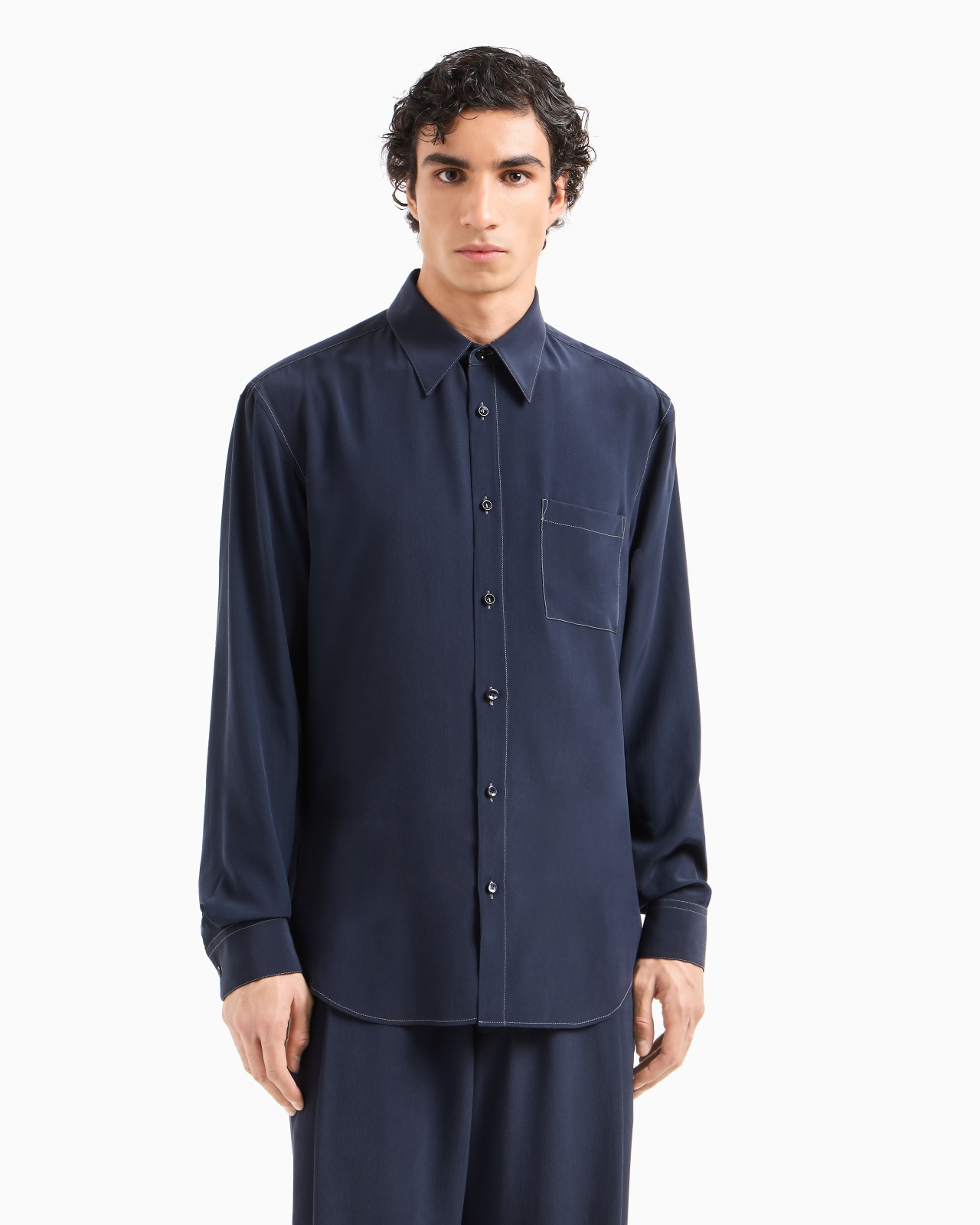 SILK CRÊPE SHIRT - 4