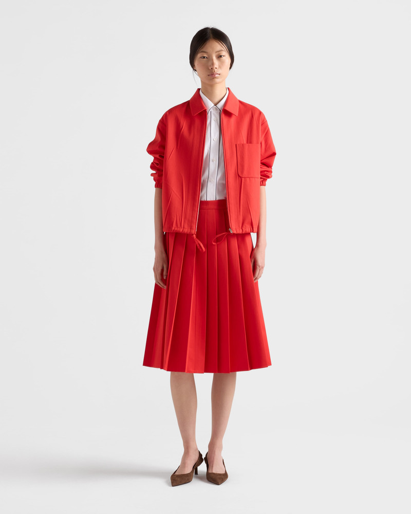 Prada Short-sleeved poplin shirt outlook