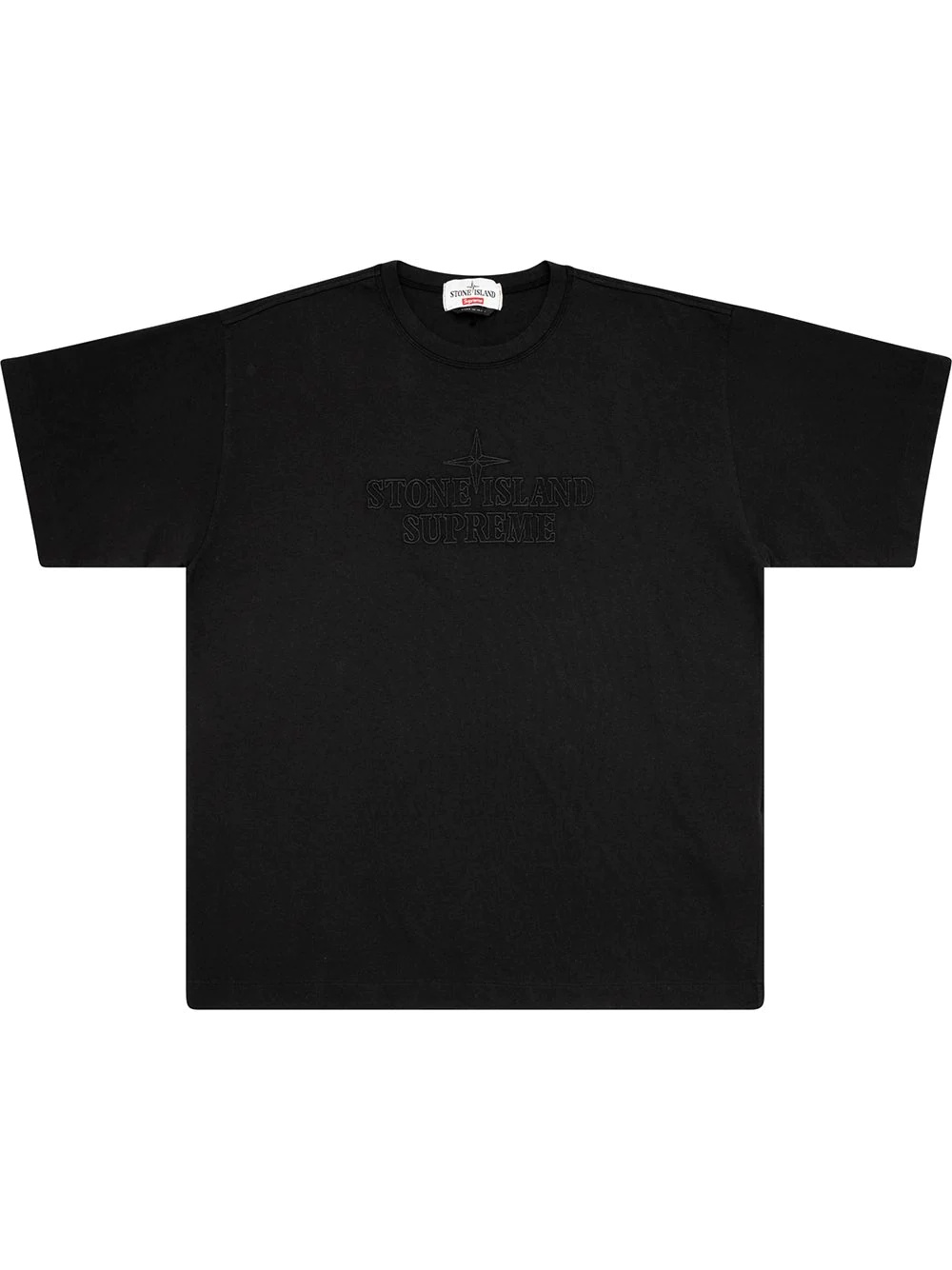 x Stone Island embroidered logo T-shirt - 1