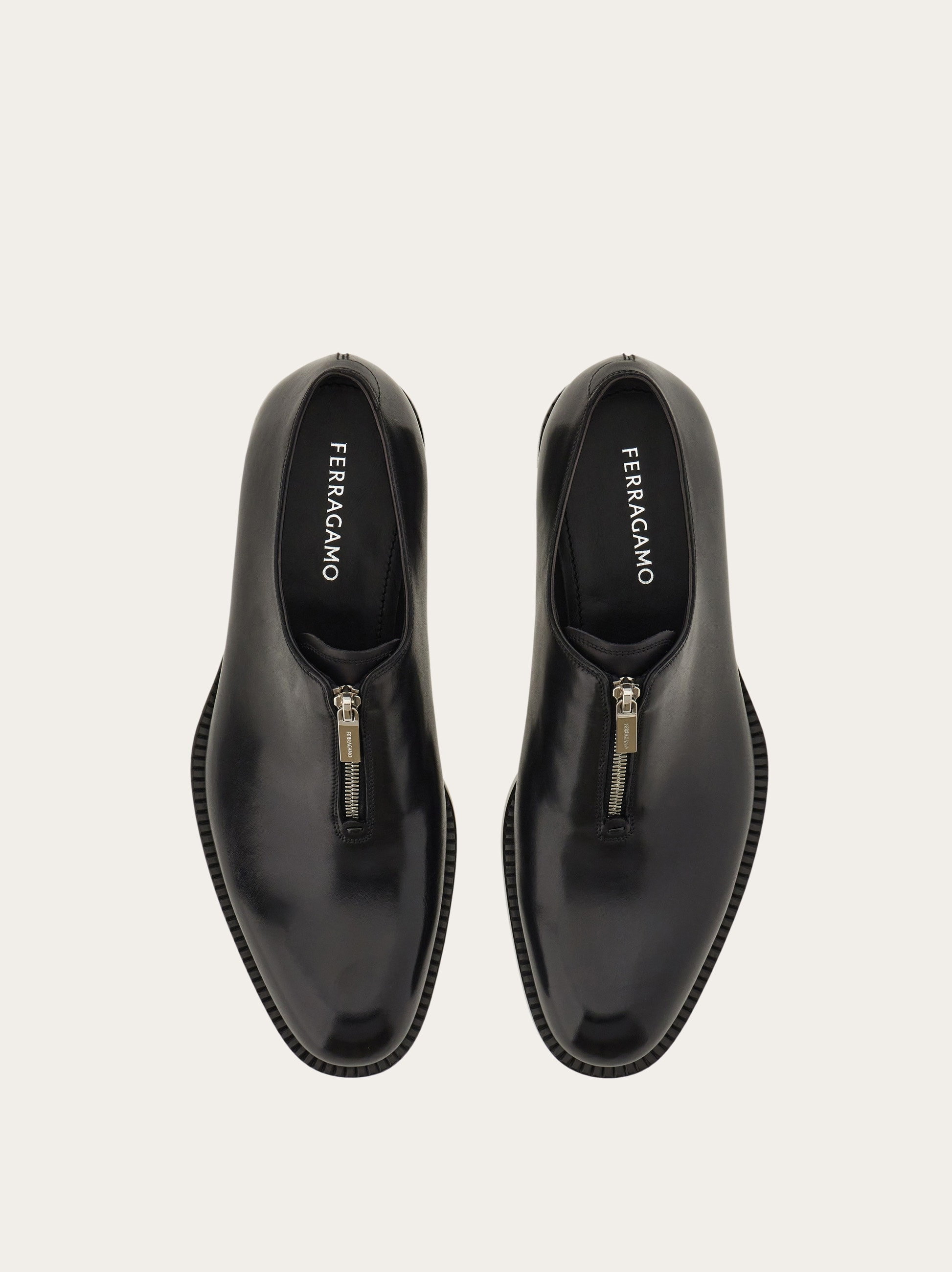 Derby shoe with zip detail - 3