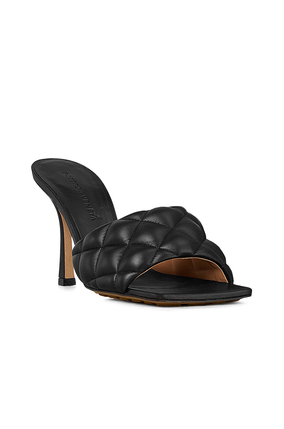Leather Quilted Mules - 2