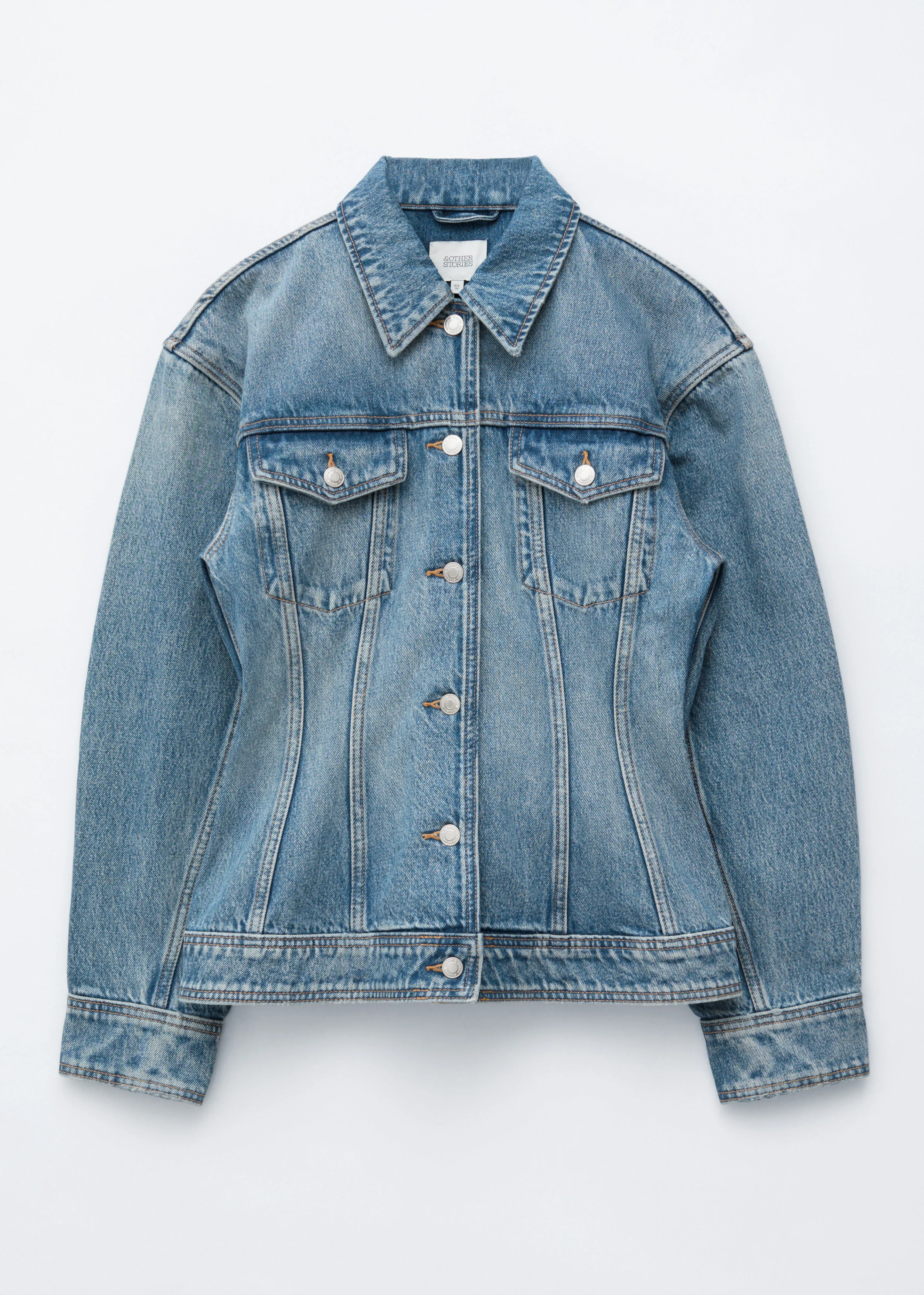 Sculpted Denim Jacket - 1