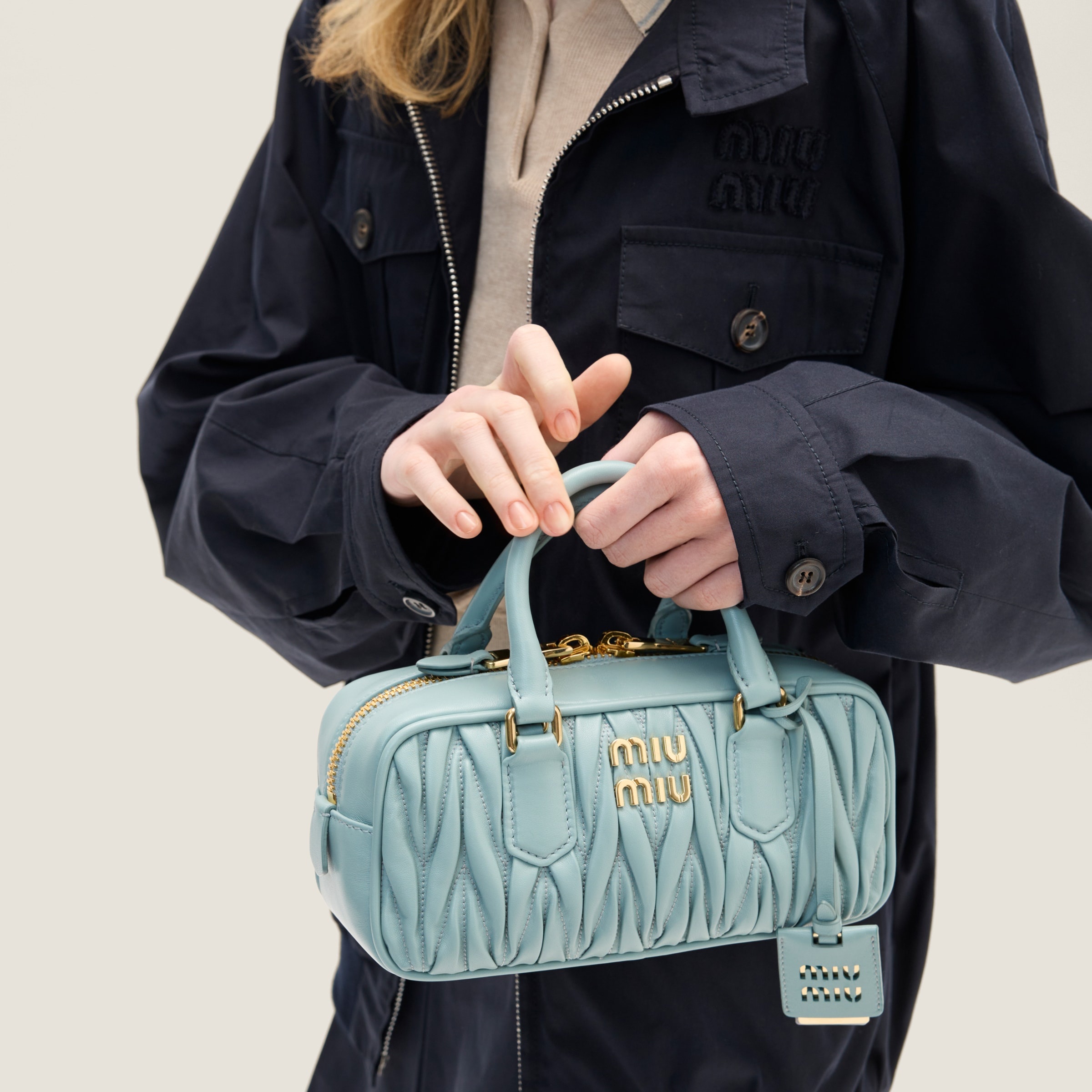 Arcadie matelassé nappa leather bag - 5