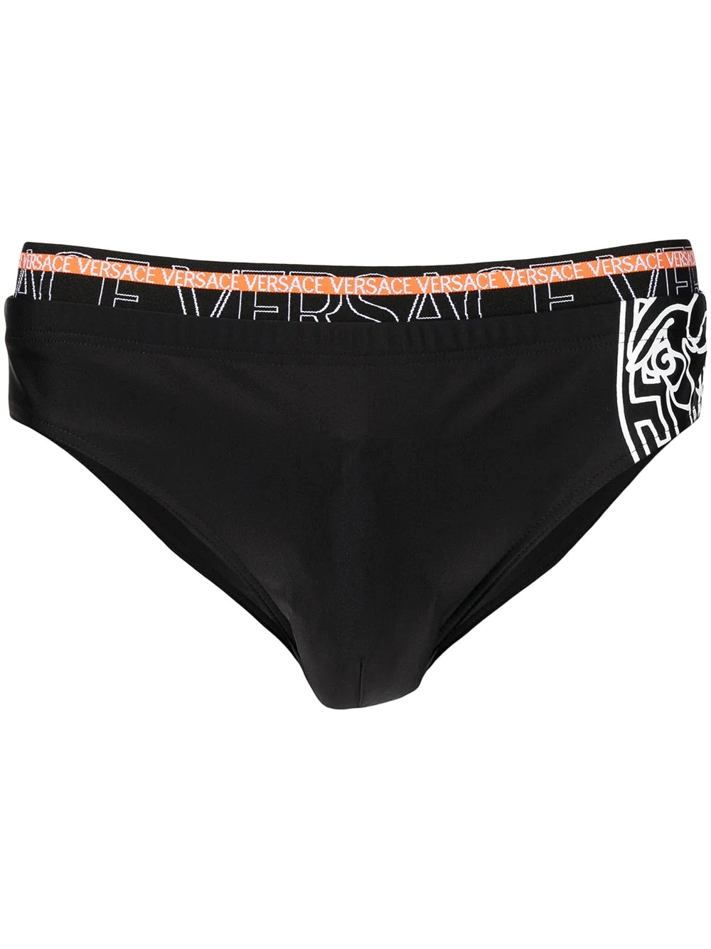 Medusa motif swim trunks - 1