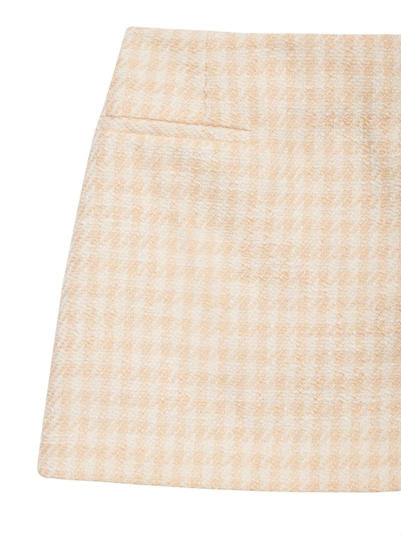 Vanessa houndstooth tweed miniskirt 4