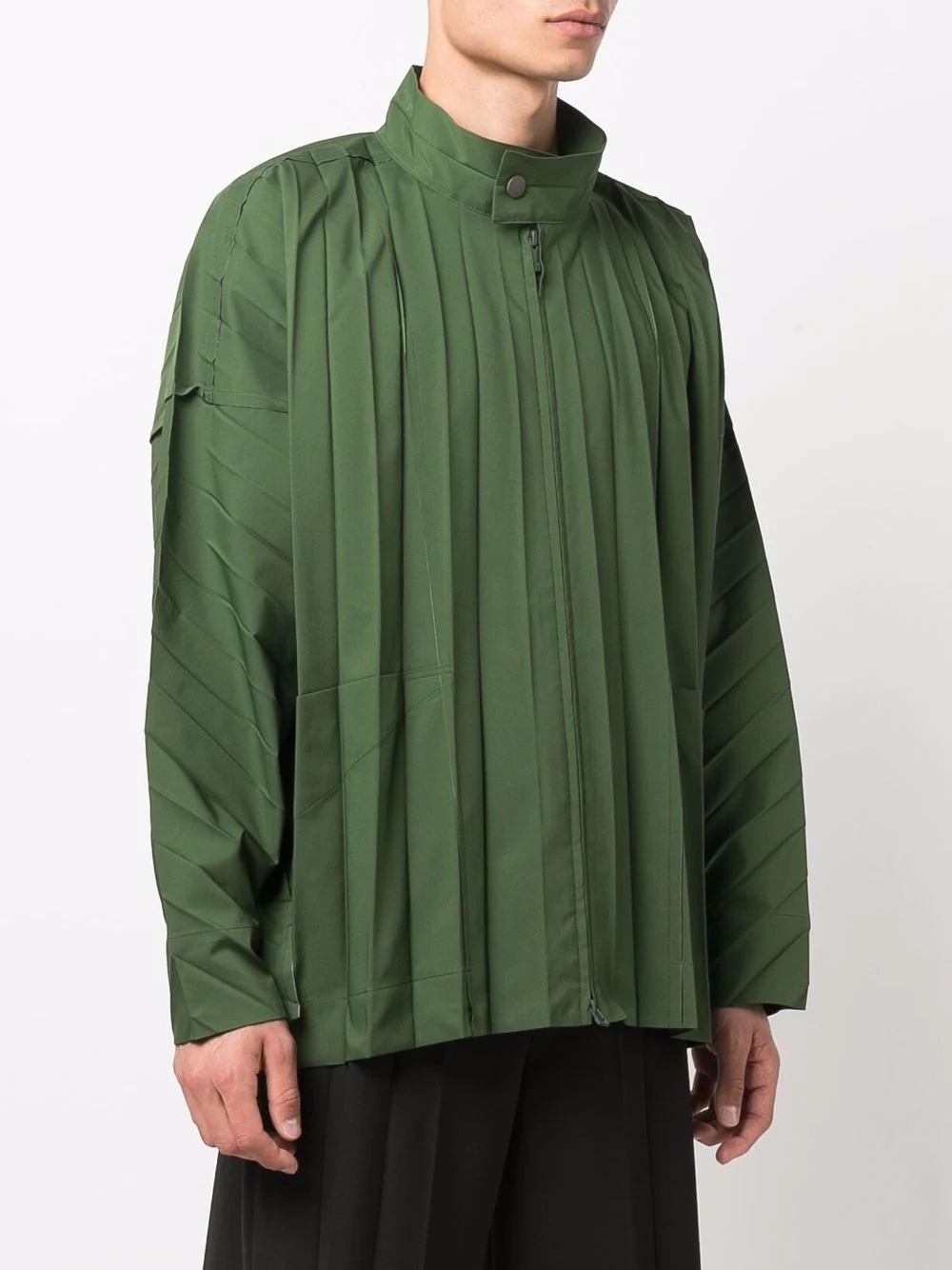 lightweight pleated jacket - 3