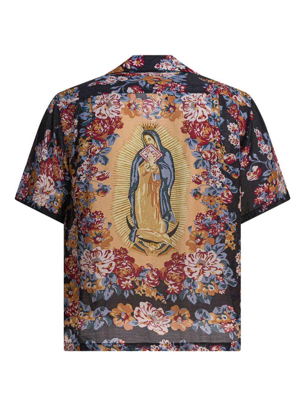 floral-print short-sleeve shirt - 2