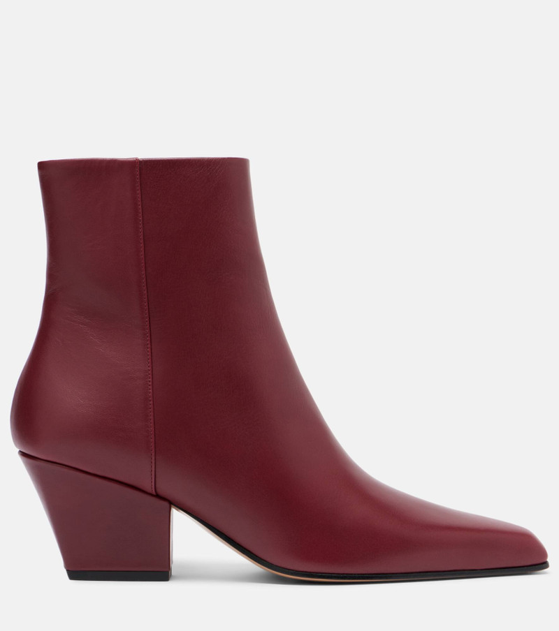 Jane leather ankle boots 4