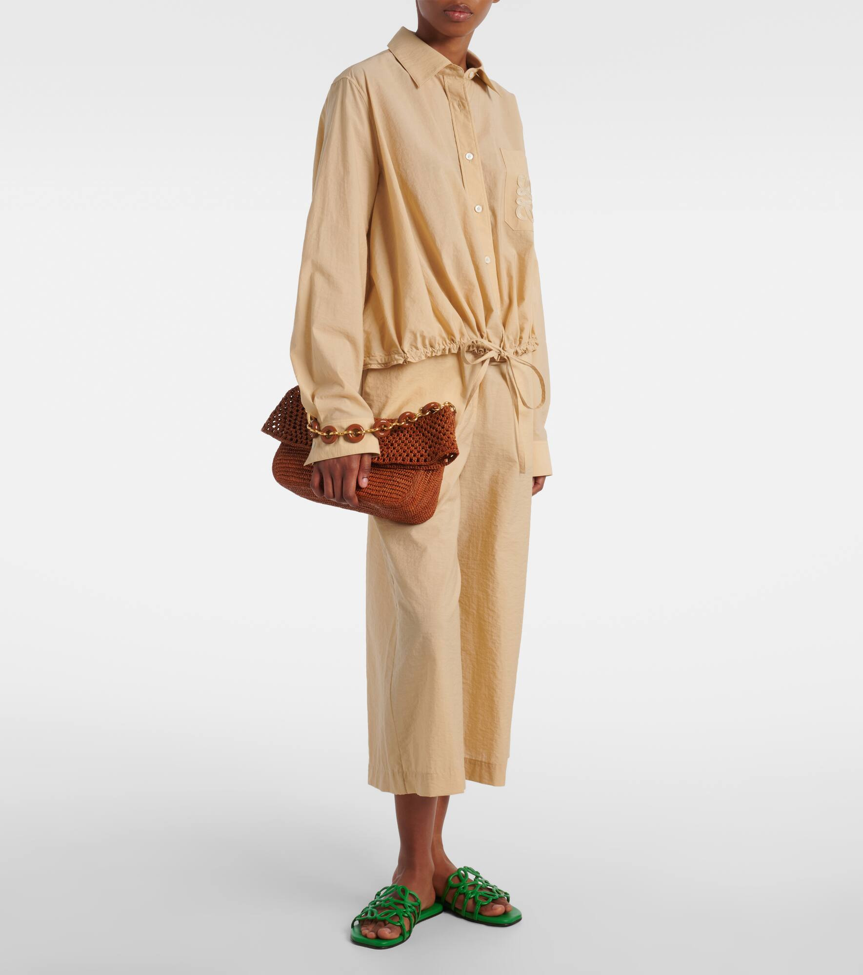 Paula's Ibiza Ola Small raffia shoulder bag - 5