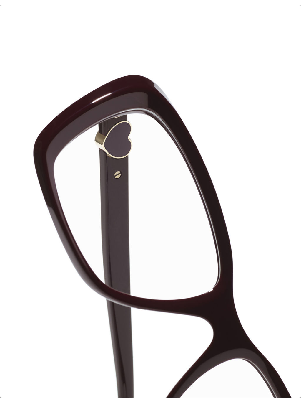 CH3467 rectangle-frame acetate glasses - 4