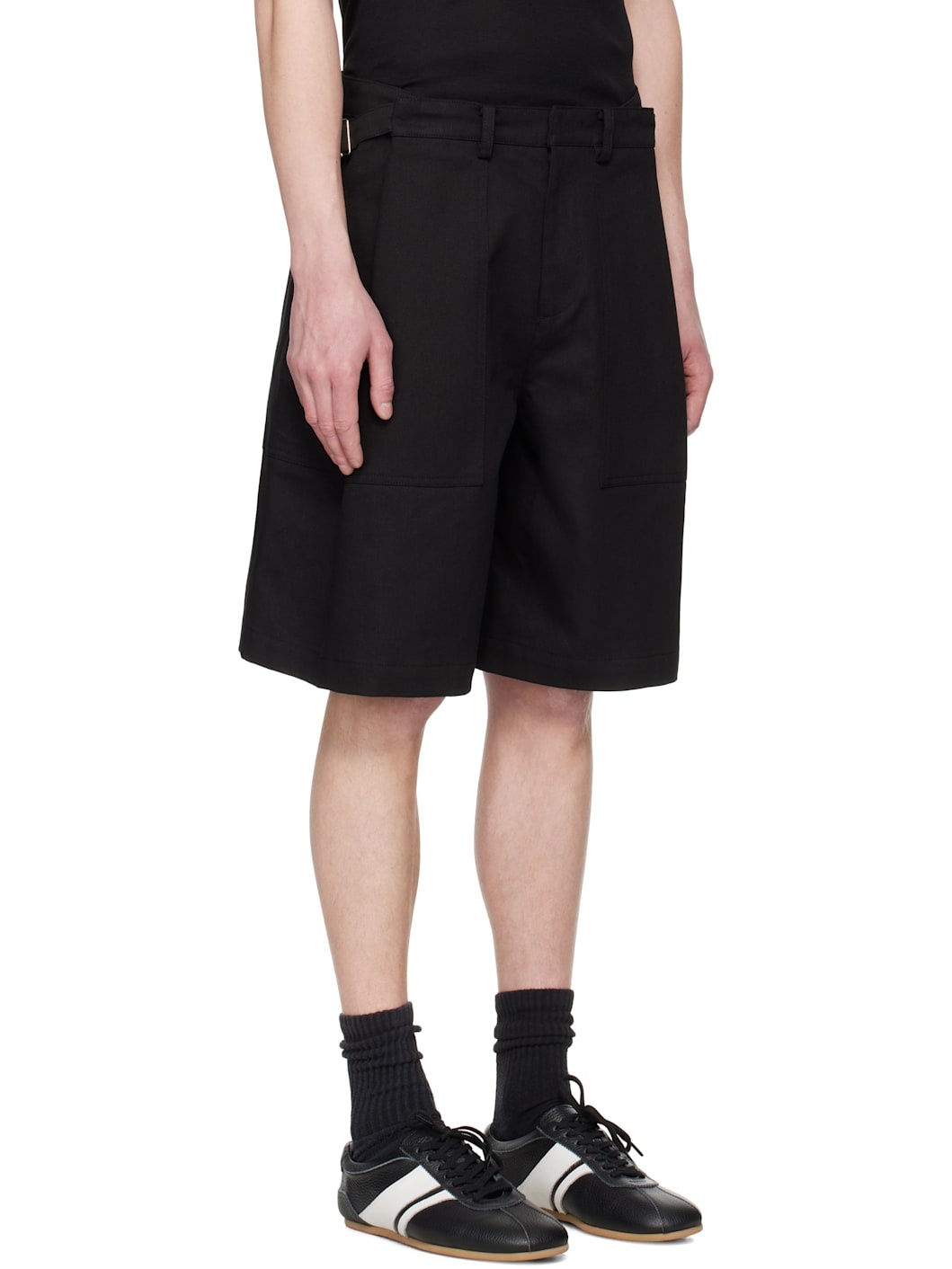 SSENSE Exclusive Black Twill Shorts - 2